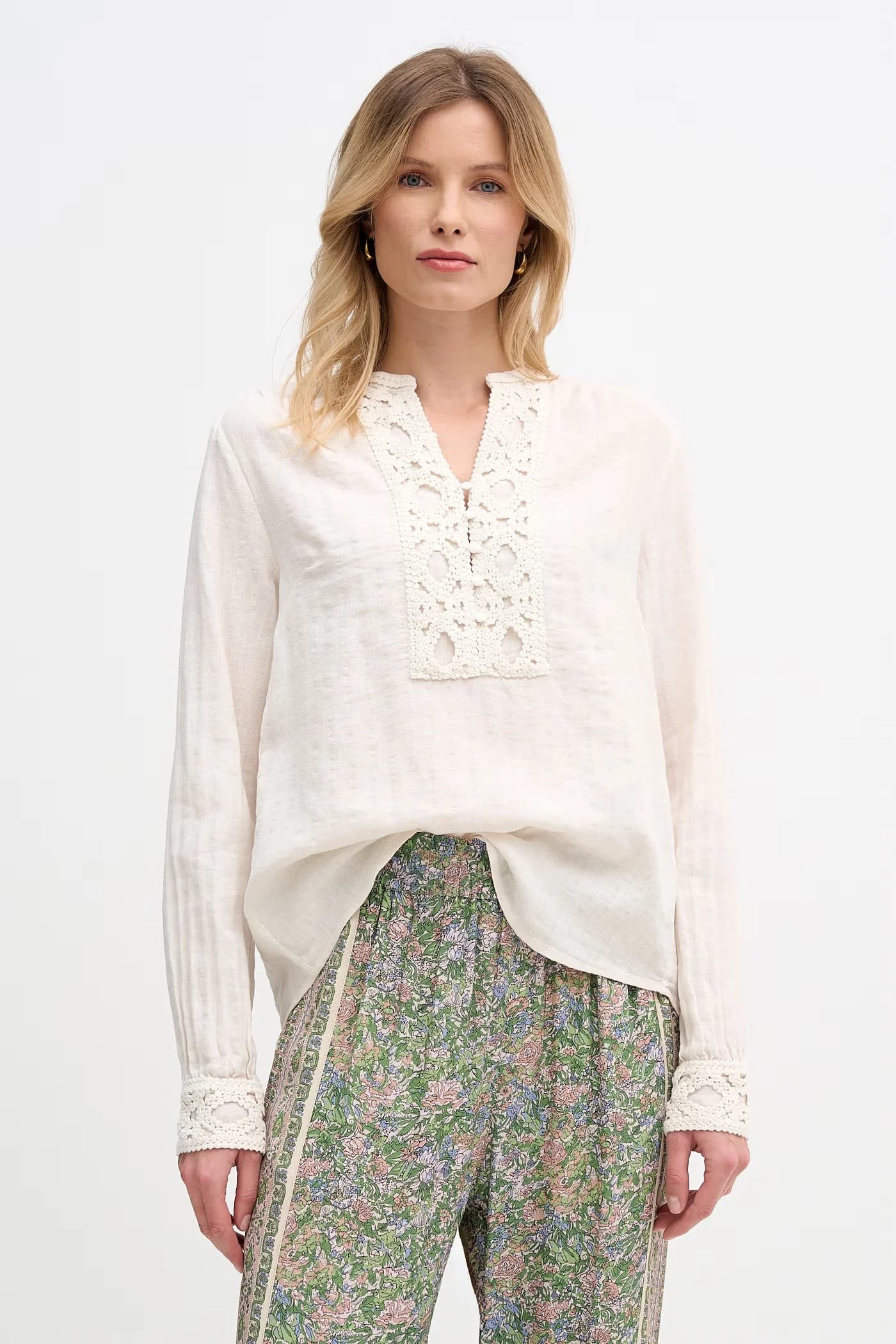 Женская льняная блузка Evanda