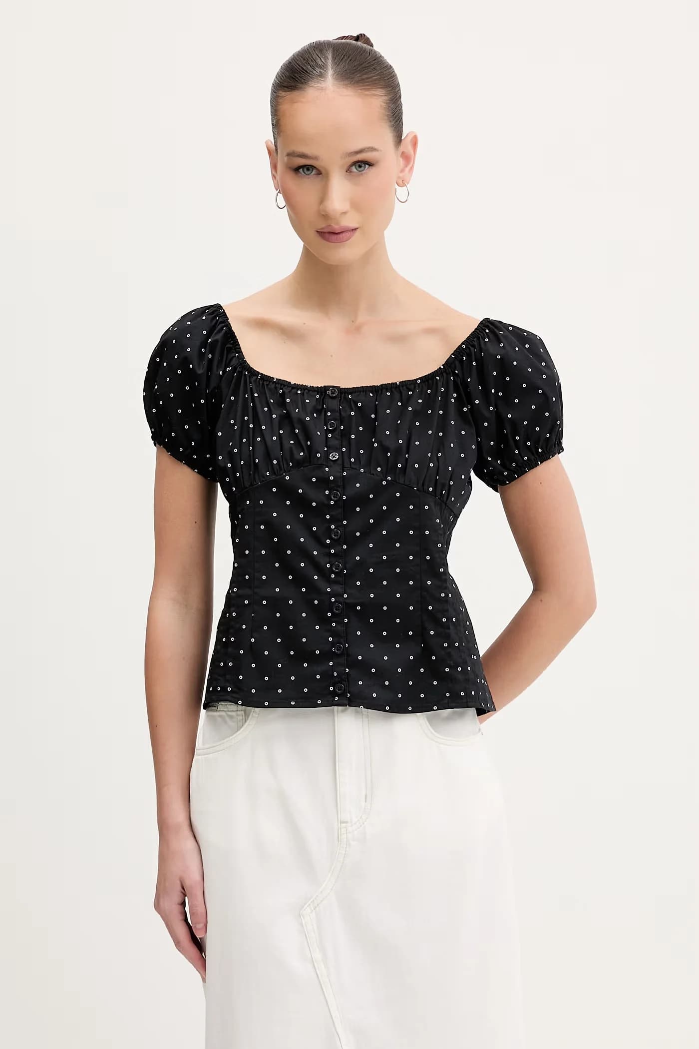 Женская хлопковая блузка