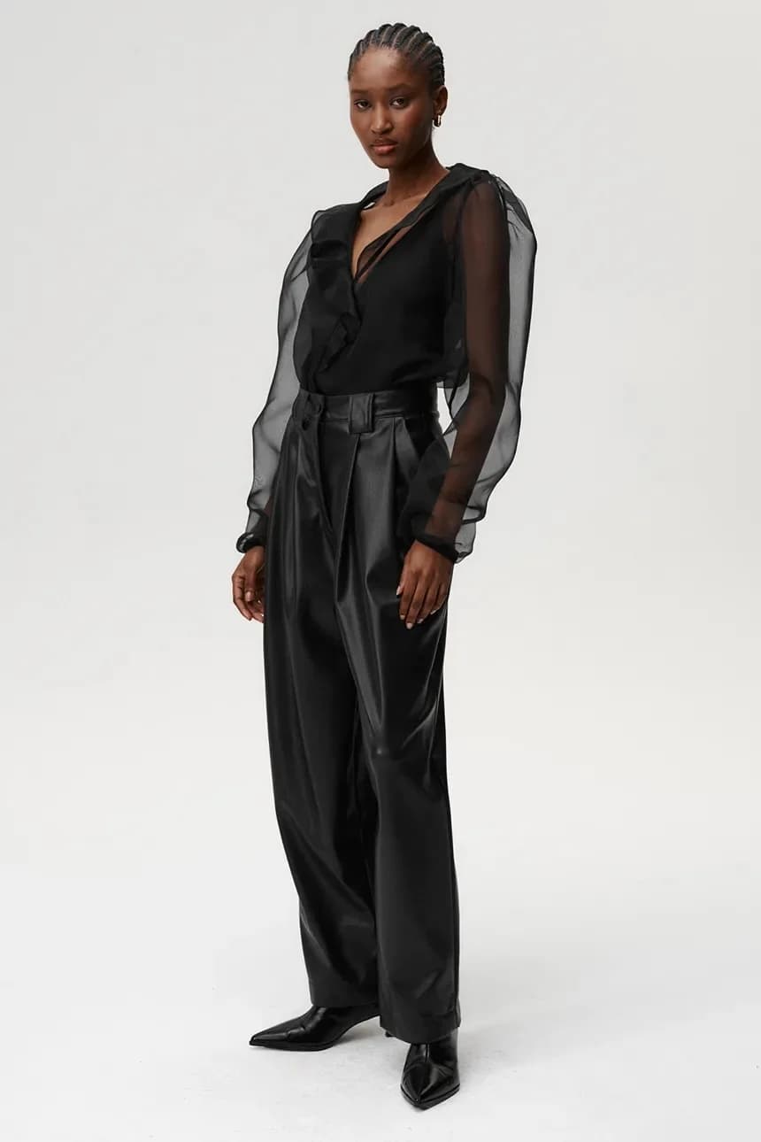 Классический шелковый боди - фото 4