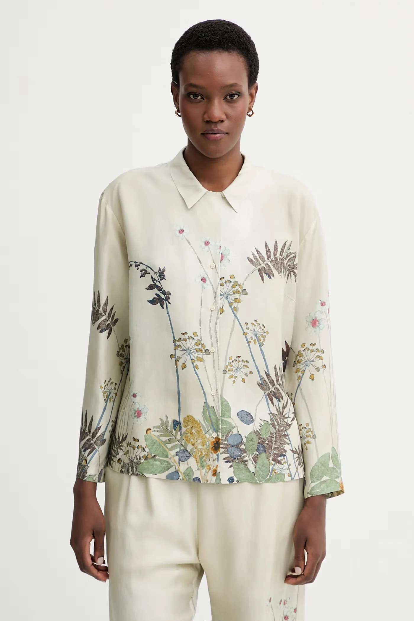 шелковая рубашка FAIZA