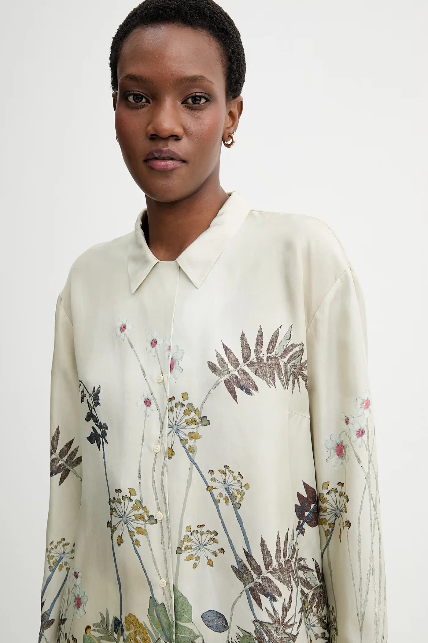 шелковая рубашка FAIZA - фото 4