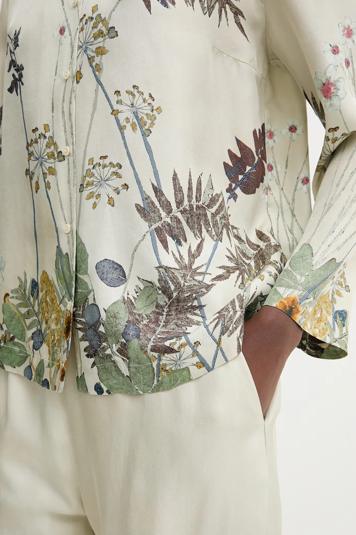 шелковая рубашка FAIZA - фото 5