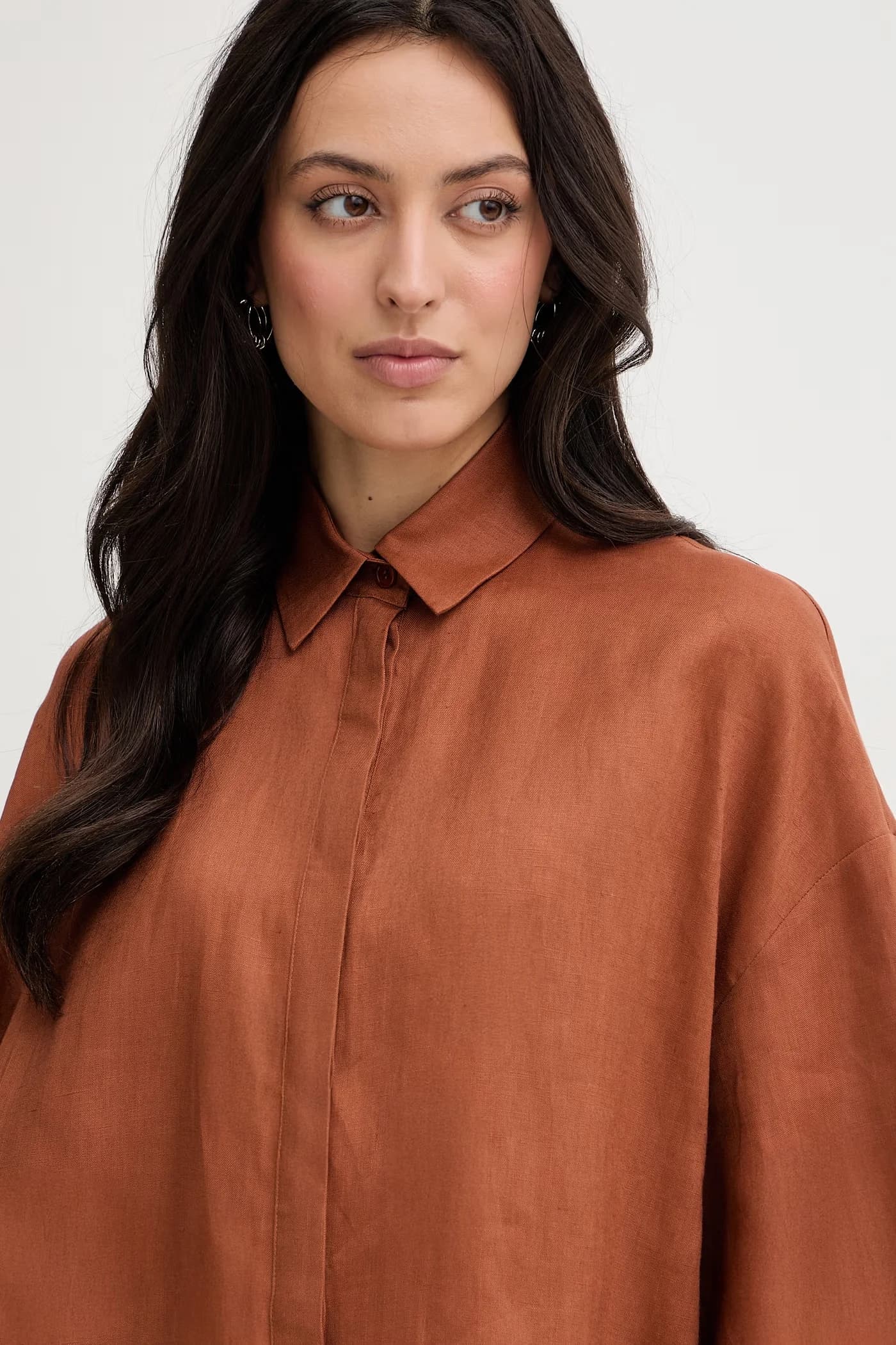 RITO женская льняная рубашка - фото 4