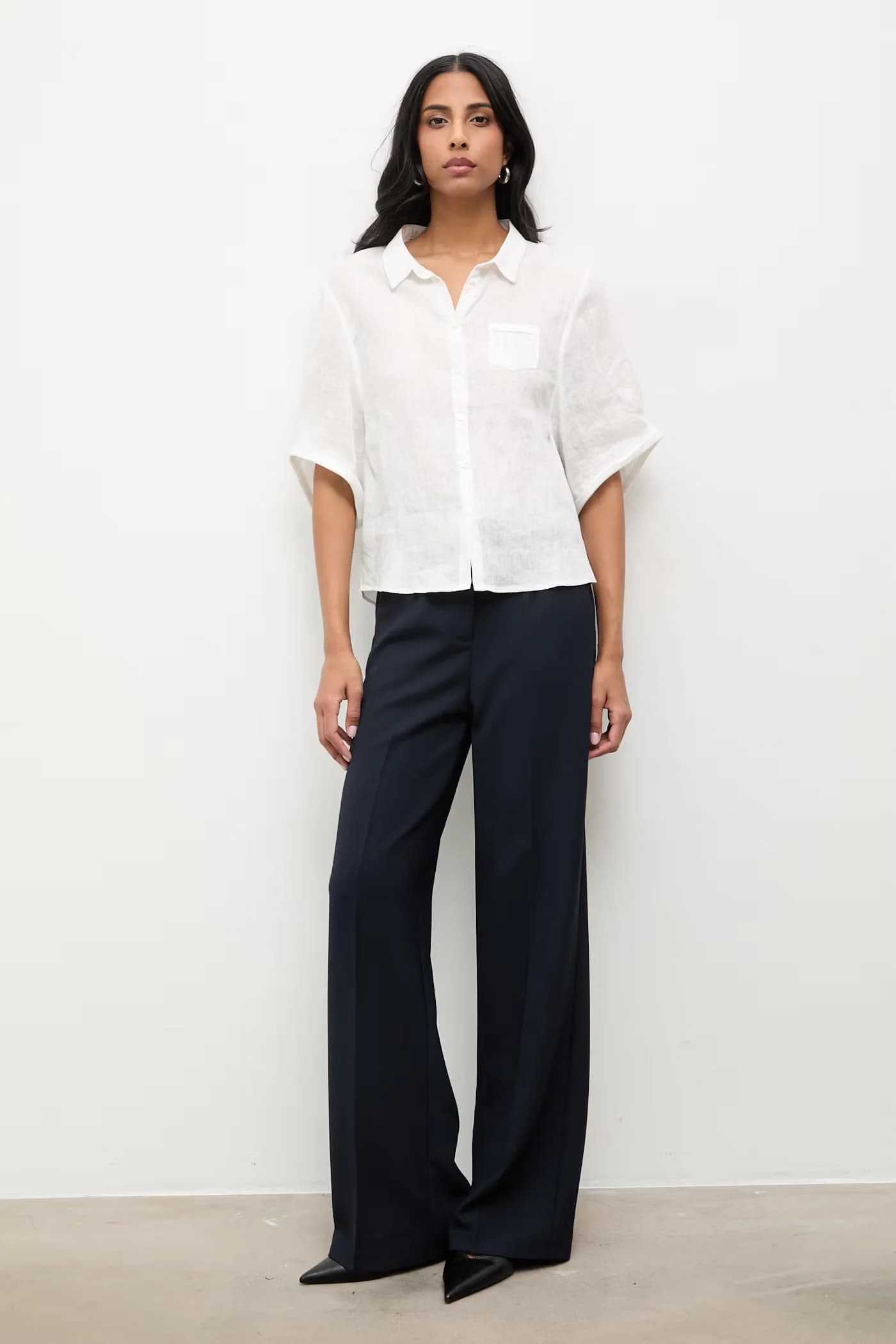 Льняная рубашка - фото 2