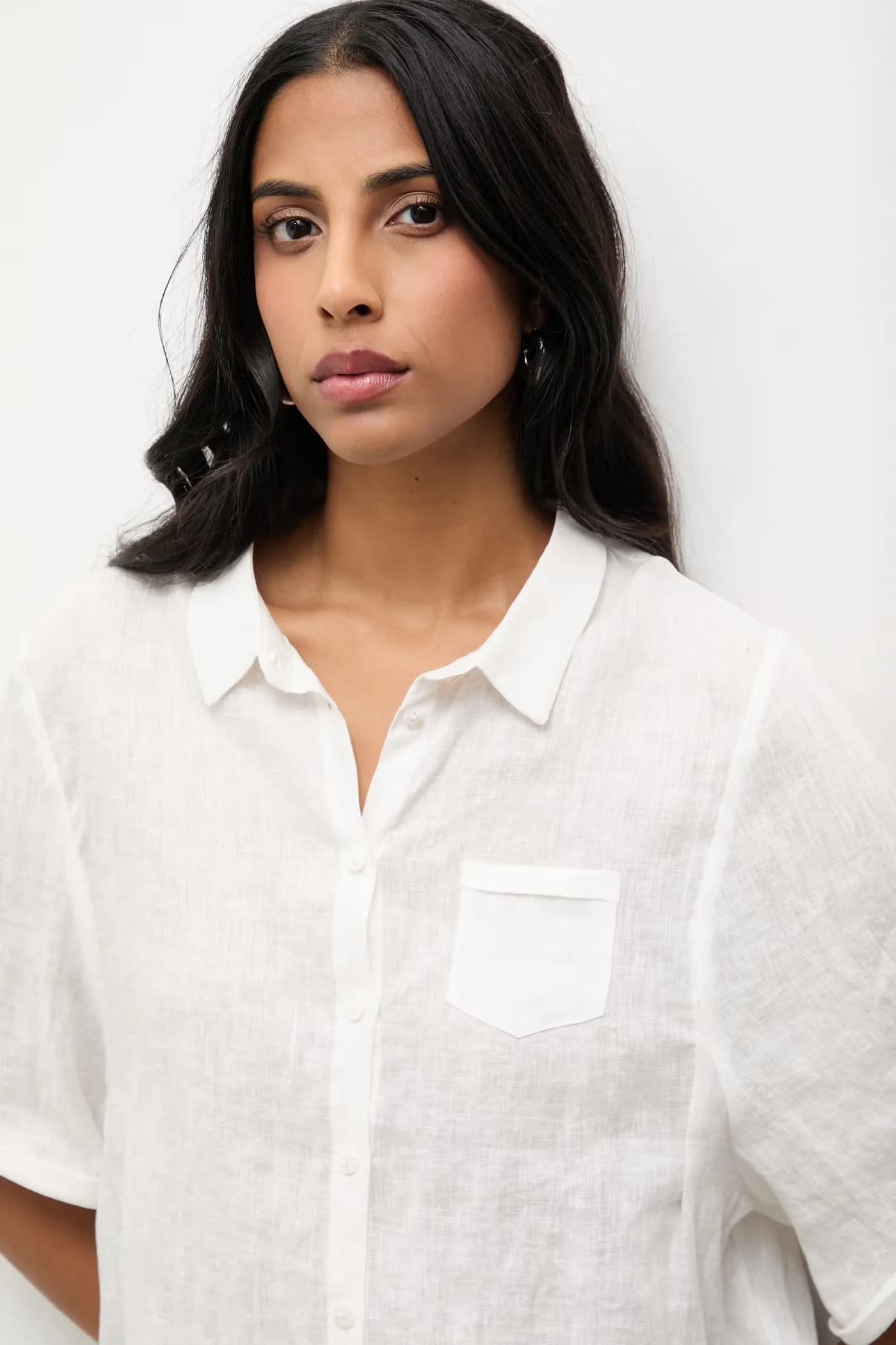 Льняная рубашка - фото 4