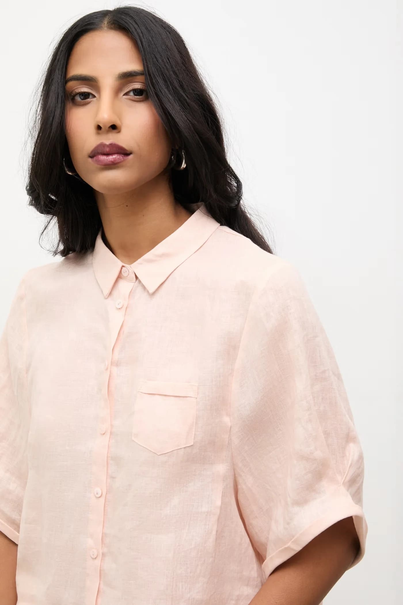 Льняная рубашка - фото 4