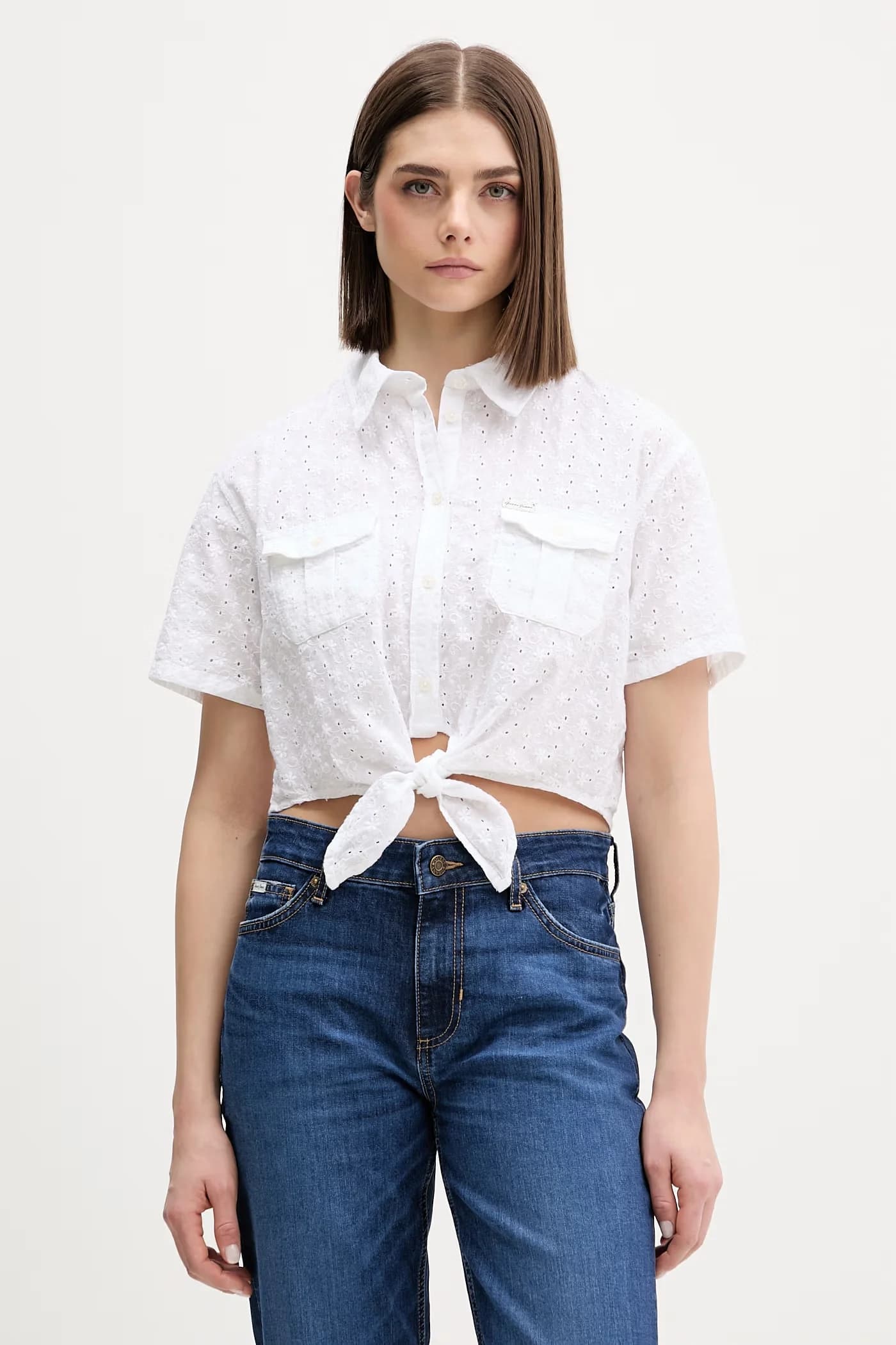 Женская хлопковая рубашка