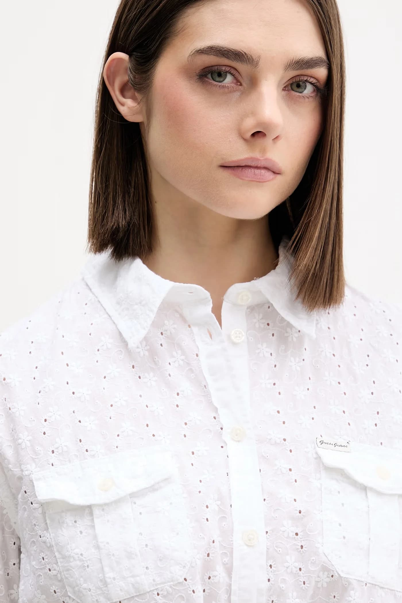 Женская хлопковая рубашка - фото 4