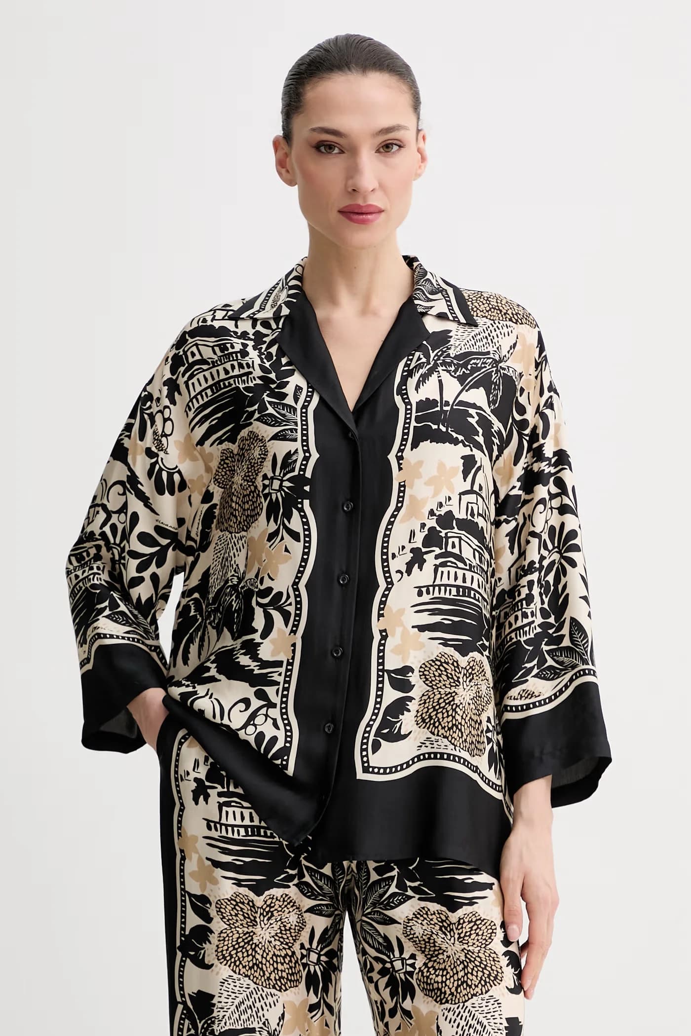 Женская рубашка из вискозы