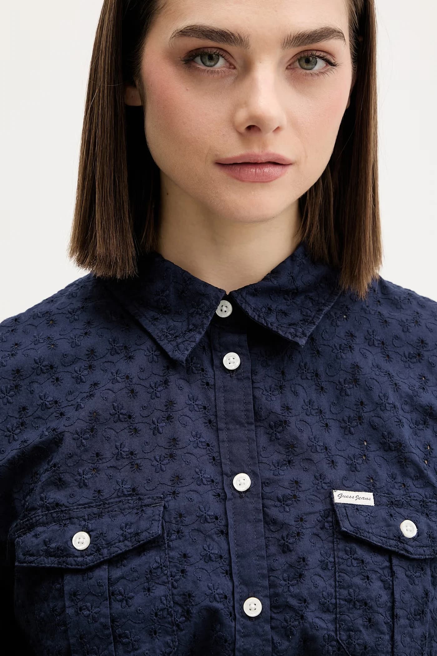 Женская хлопковая рубашка - фото 4