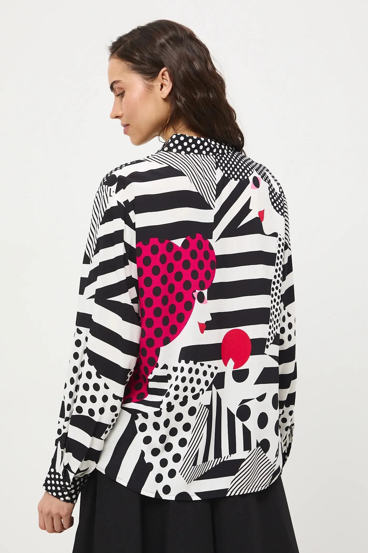 Женская рубашка из вискозы - фото 4