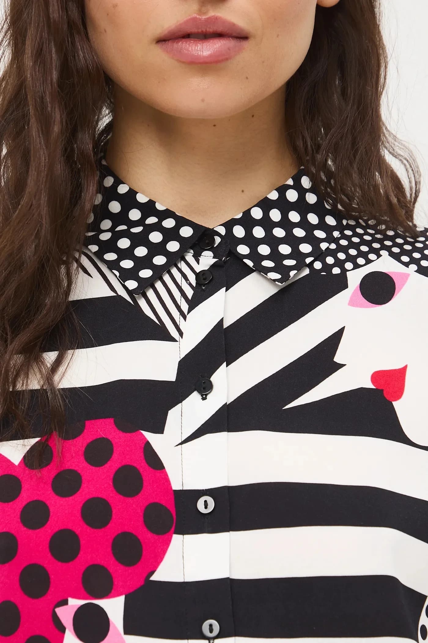 Женская рубашка из вискозы - фото 6