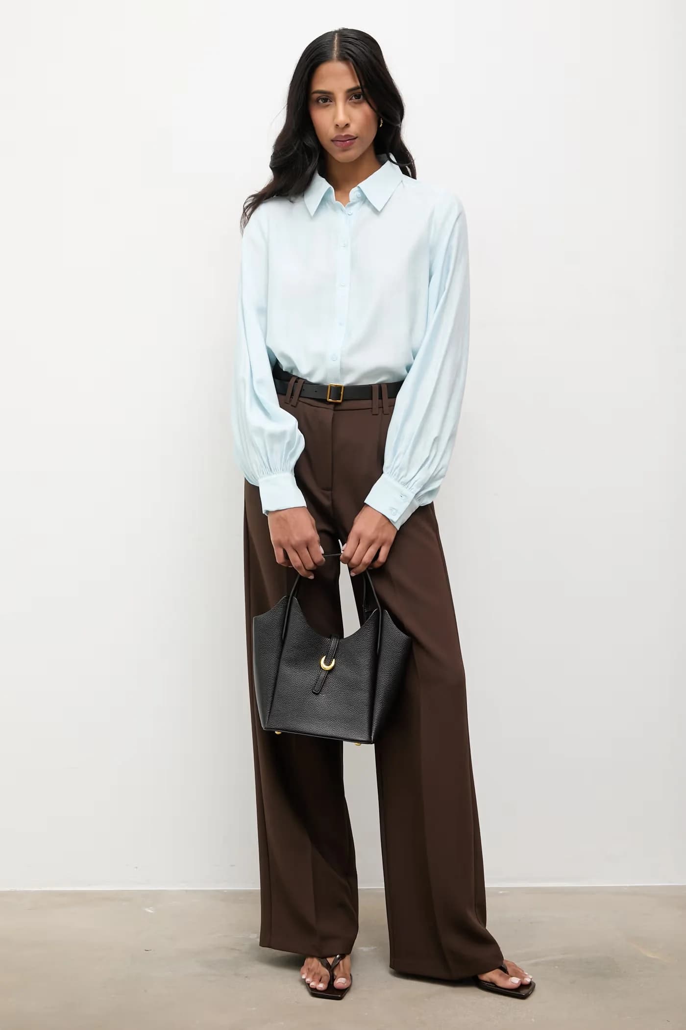 Рубашка из смесовой шерсти - фото 2