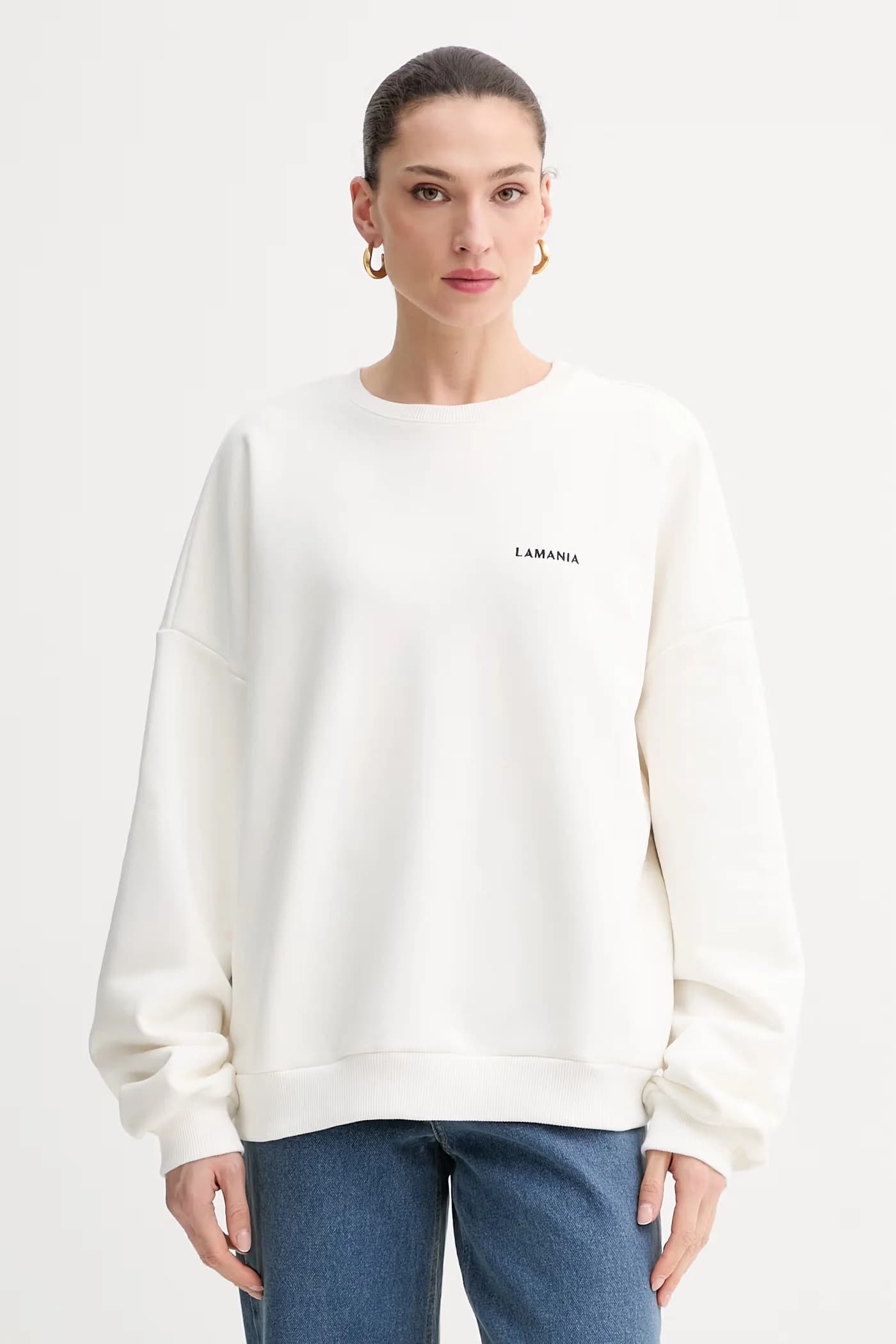 Женская хлопковая толстовка оверсайз BRUX 3