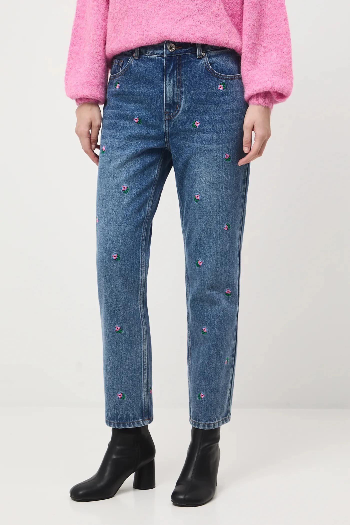 Хлопковые джинсы - фото 2