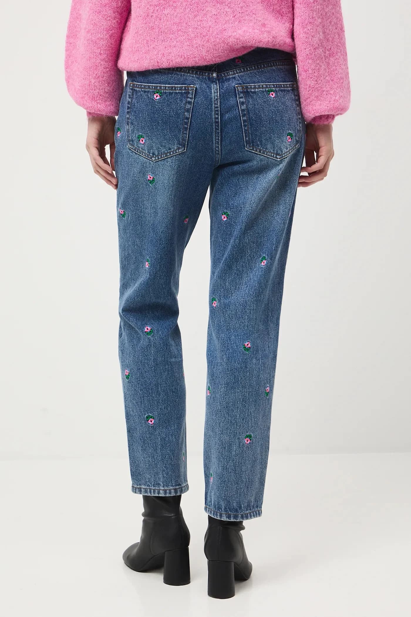 Хлопковые джинсы - фото 3