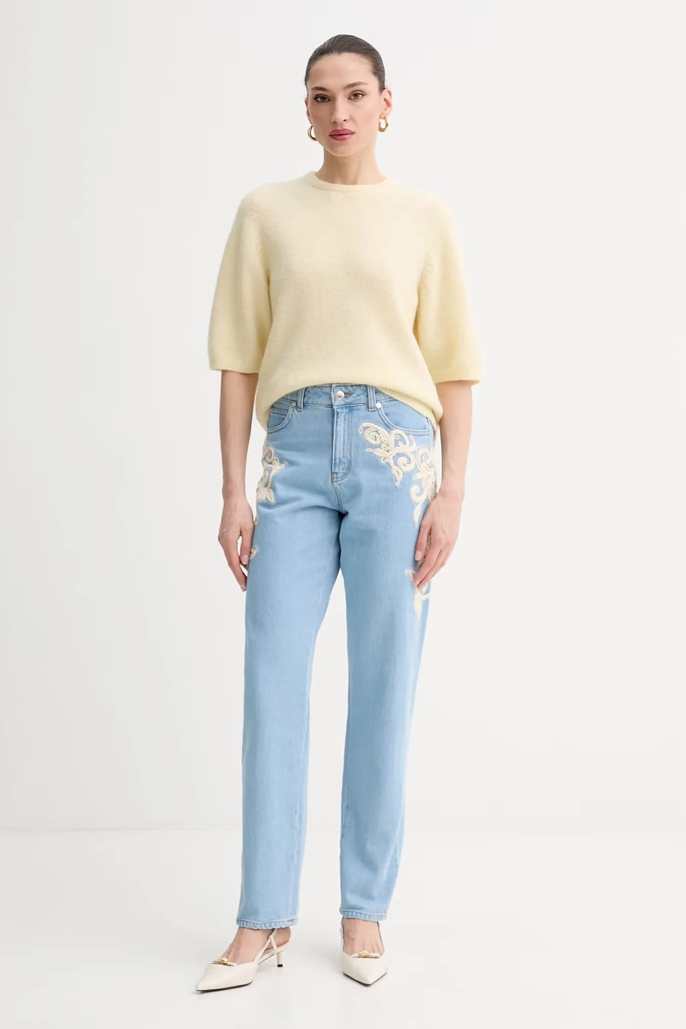 Женские джинсы кроя мамы - фото 2