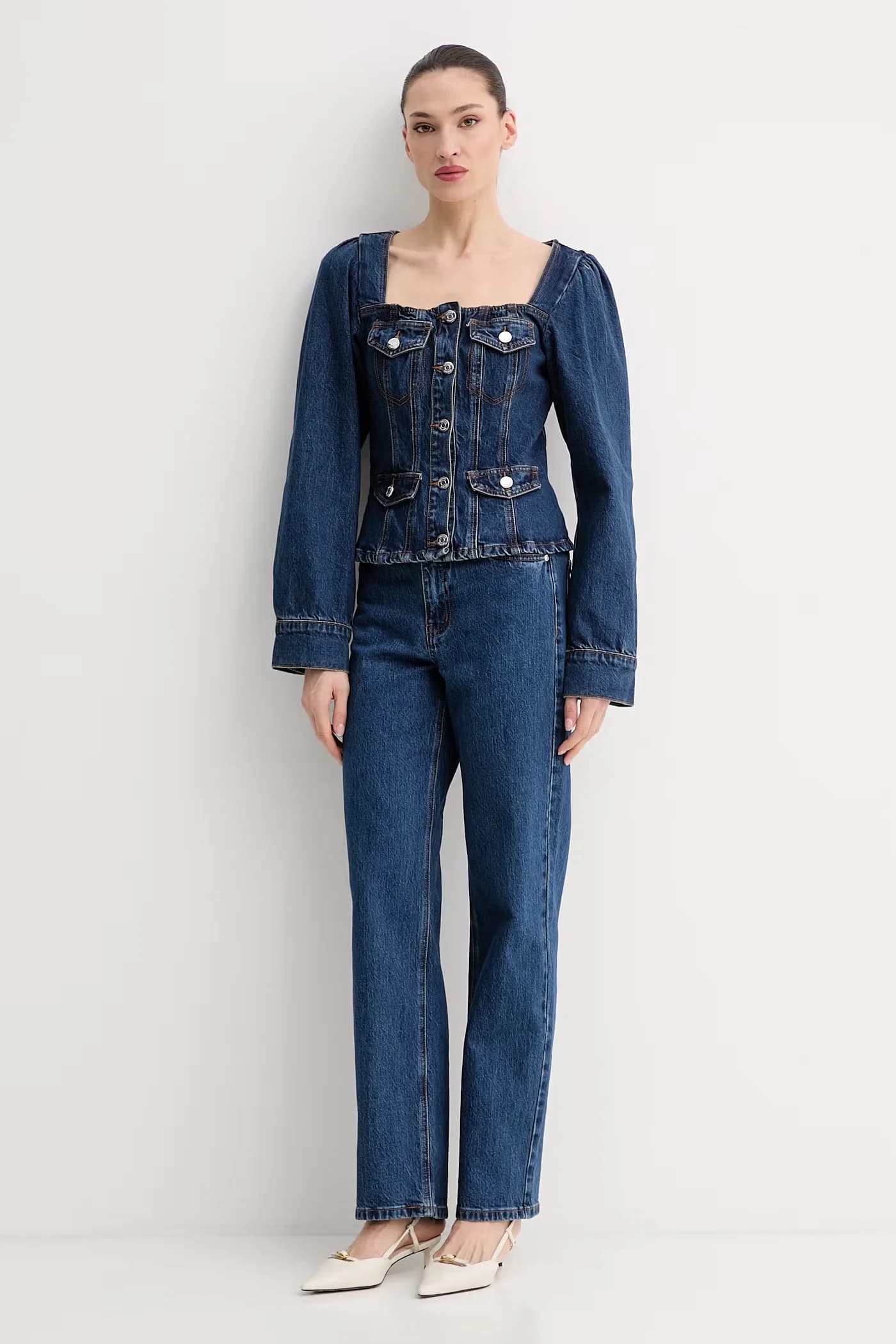 Женские прямые джинсы - фото 2