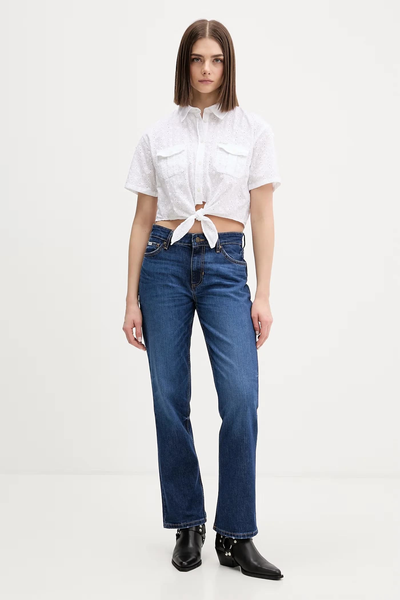 Женские прямые джинсы - фото 2