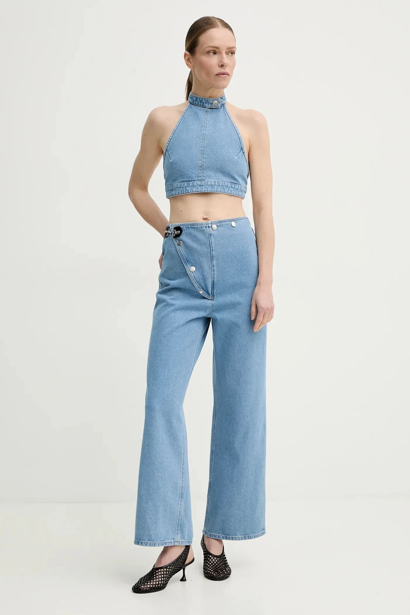 МАКЕНА хлопковые джинсы - фото 2