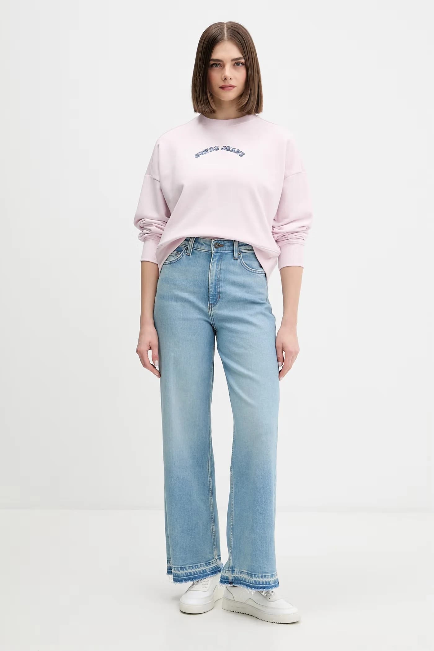 Женские широкие джинсы - фото 2