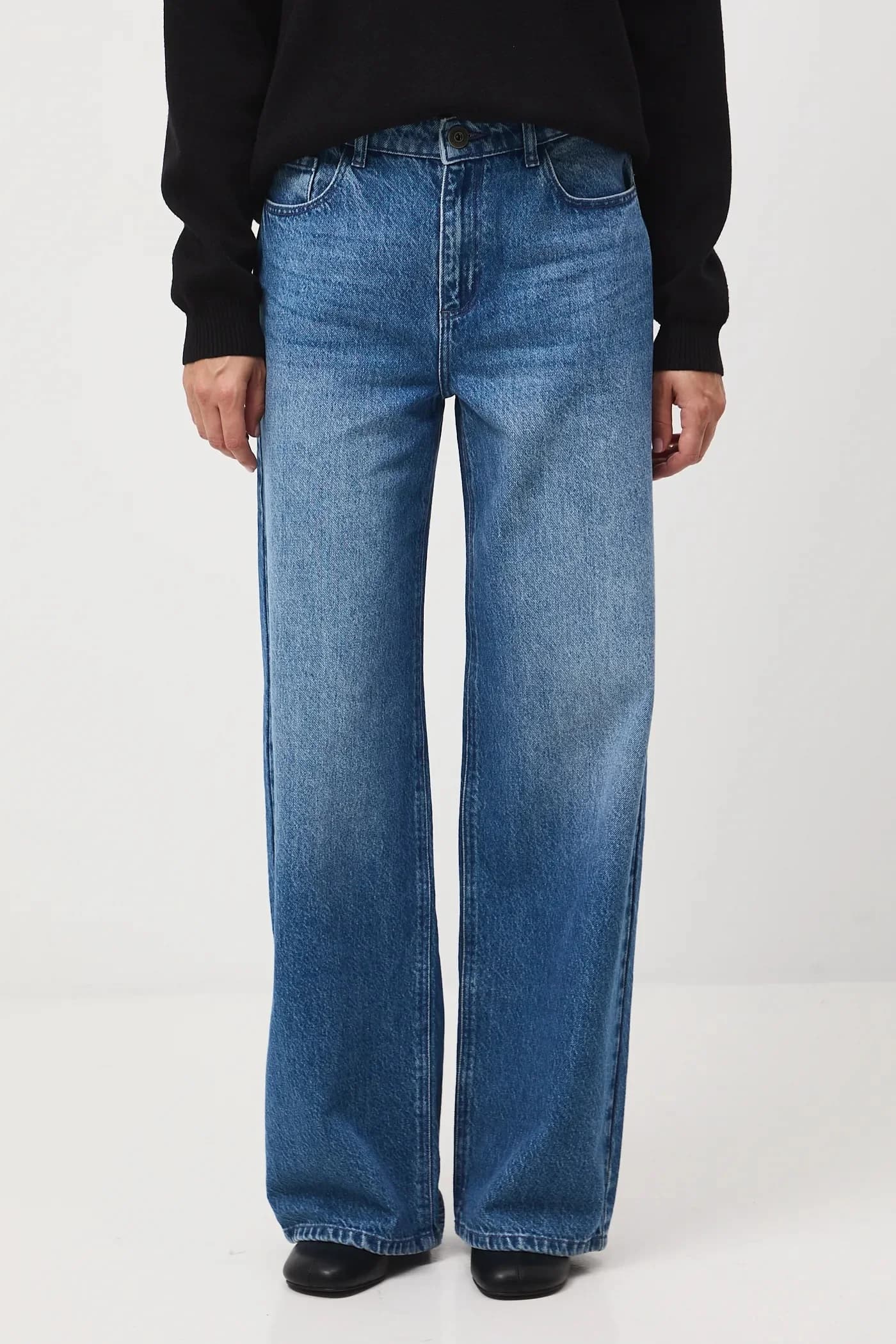 Хлопковые джинсы - фото 2