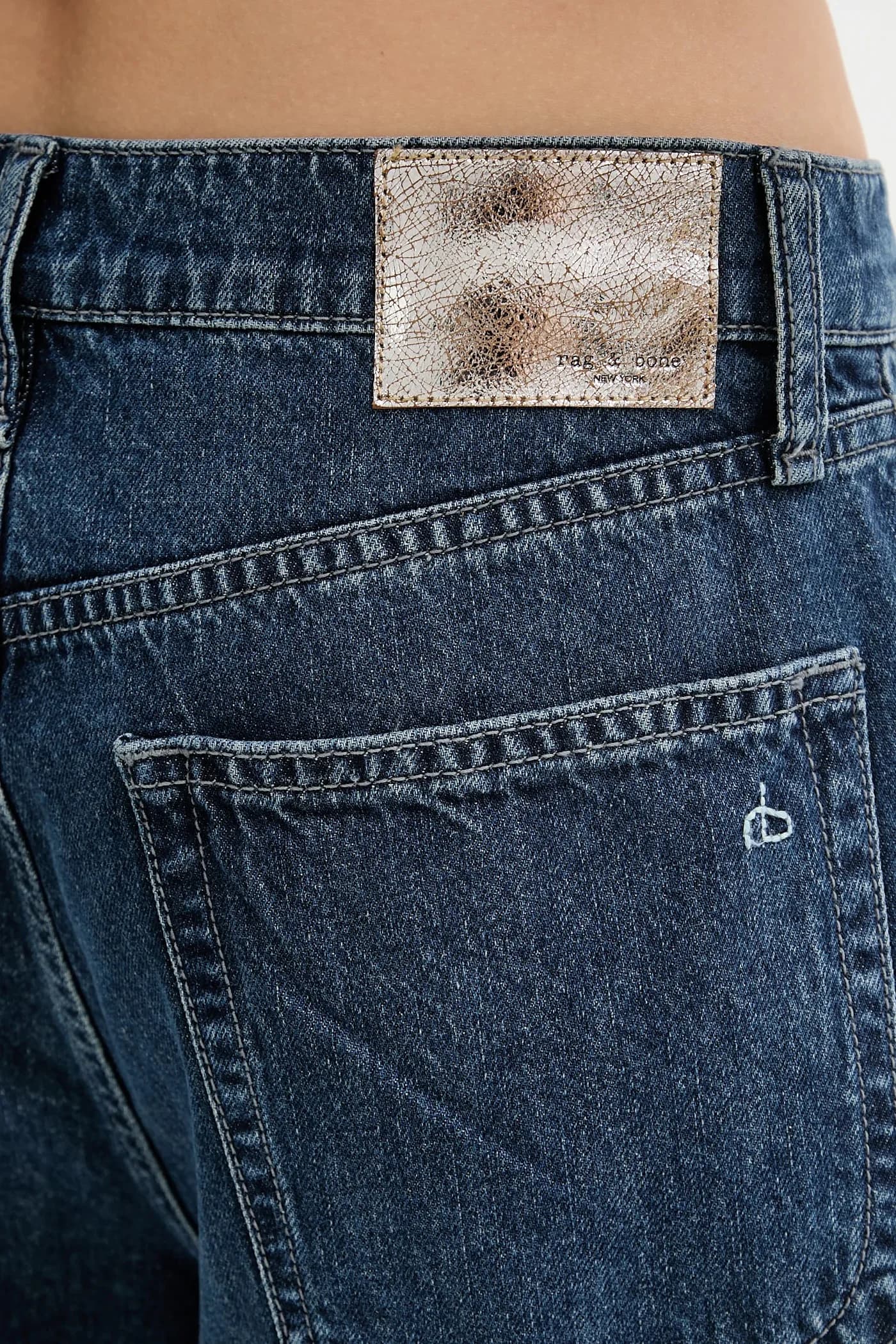 Хлопковые джинсы - фото 4