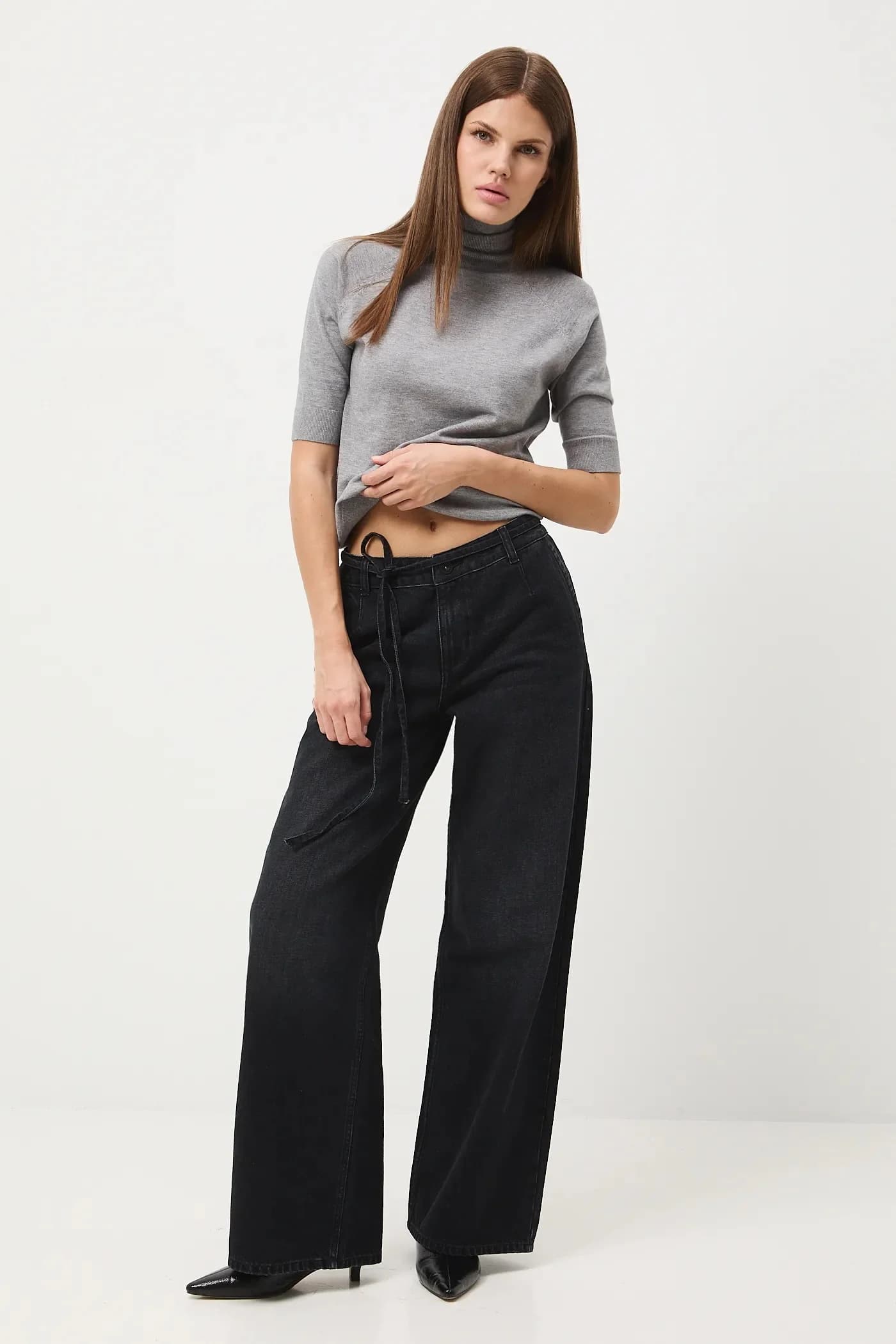 Хлопковые джинсы - фото 2