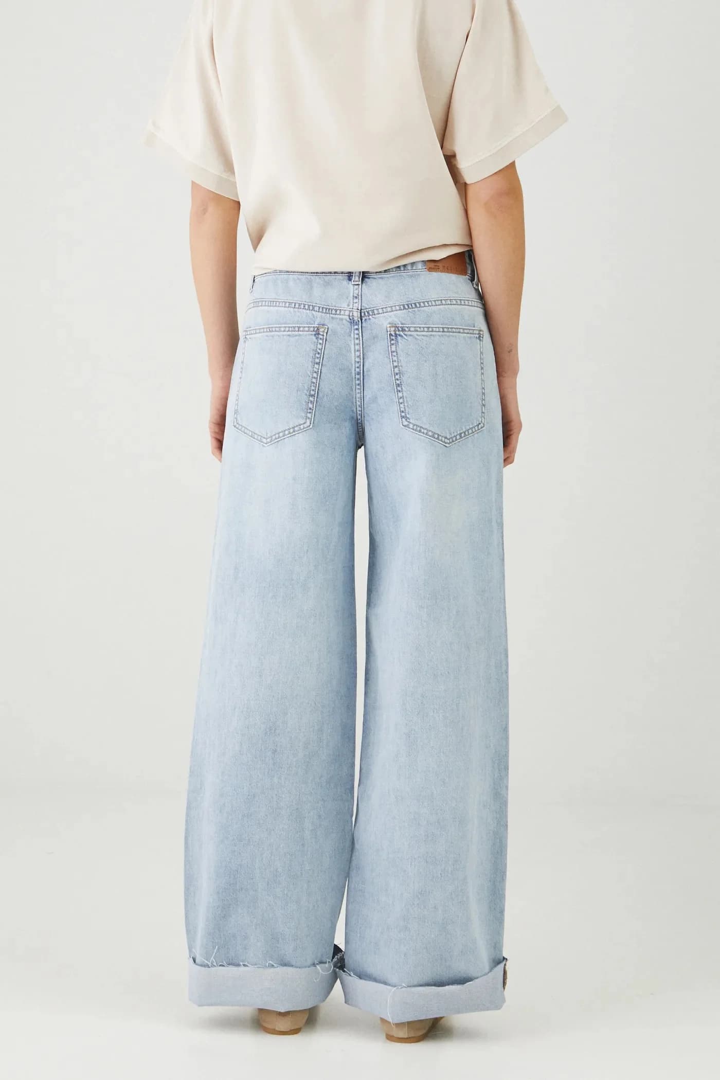 Хлопковые джинсы - фото 3