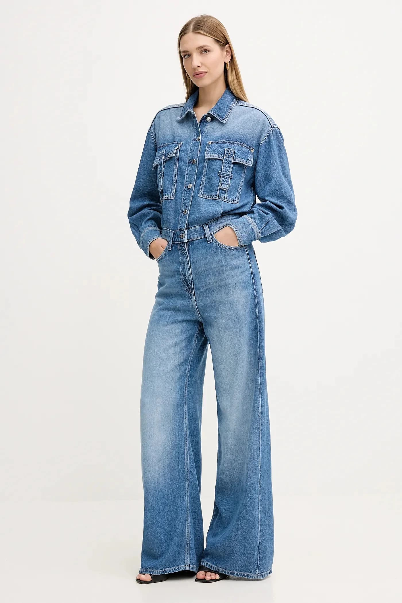 KINSLEY джинсовый комбинезон - фото 2