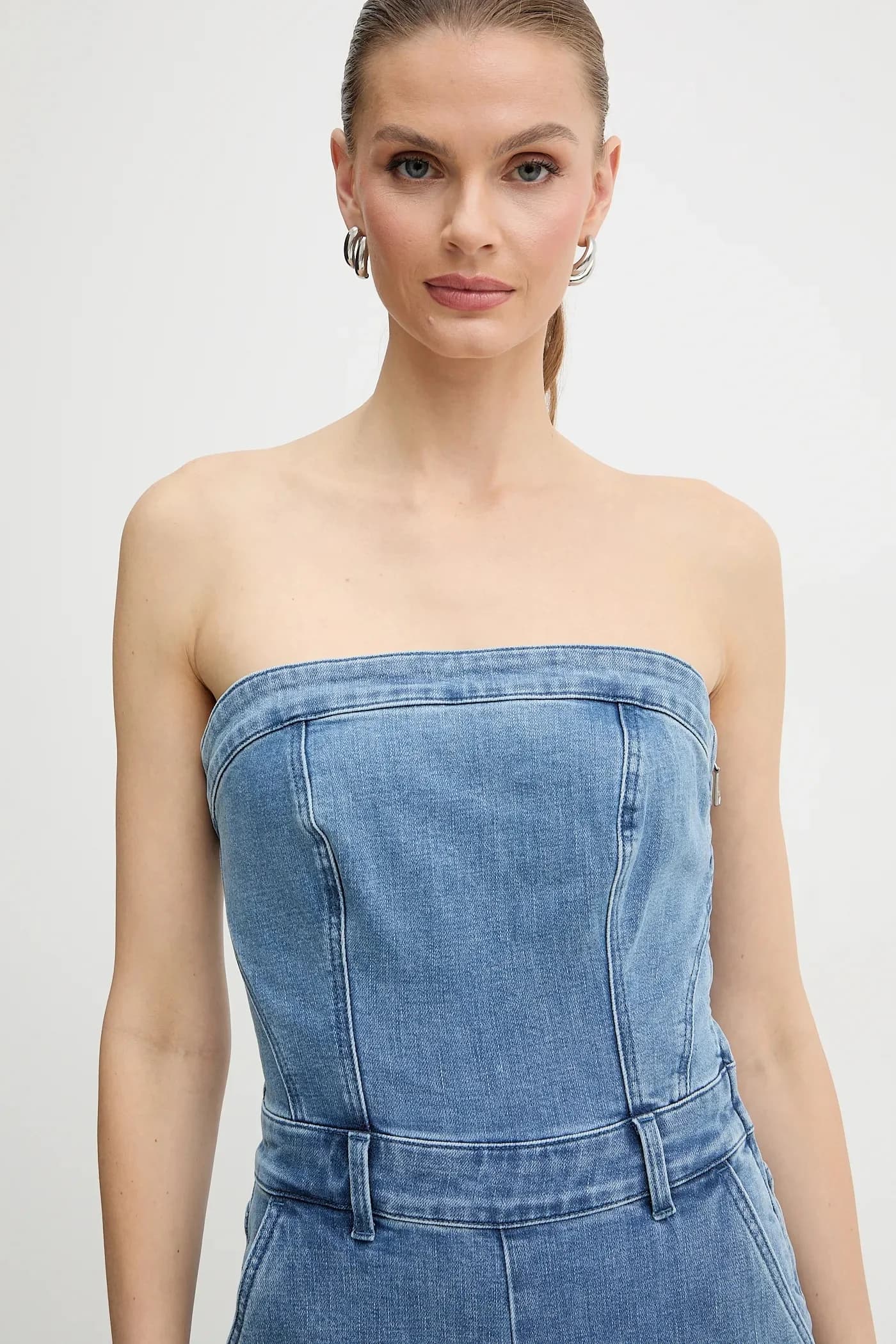 DONNA джинсовый комбинезон - фото 4