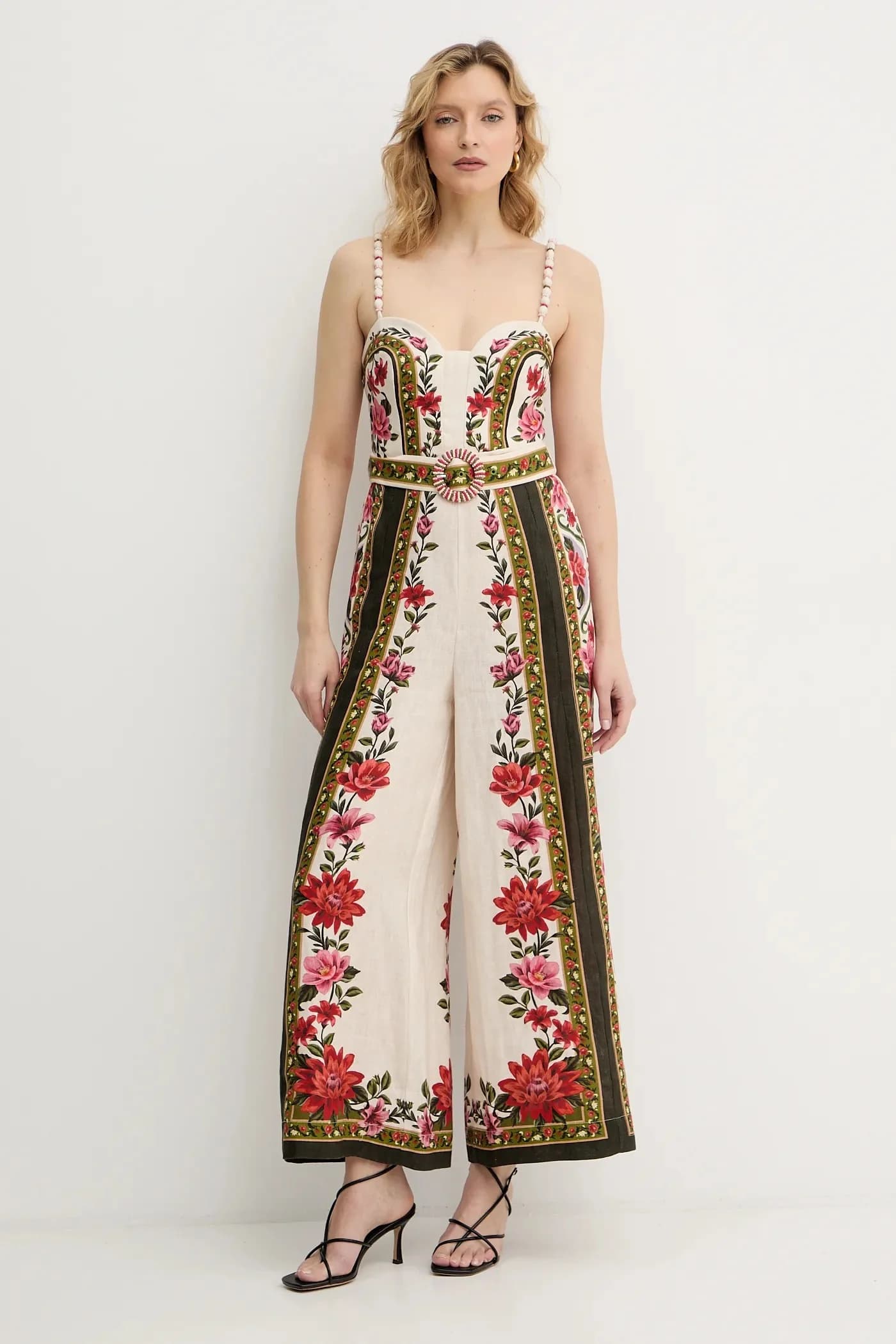 Льняной комбинезон - фото 3