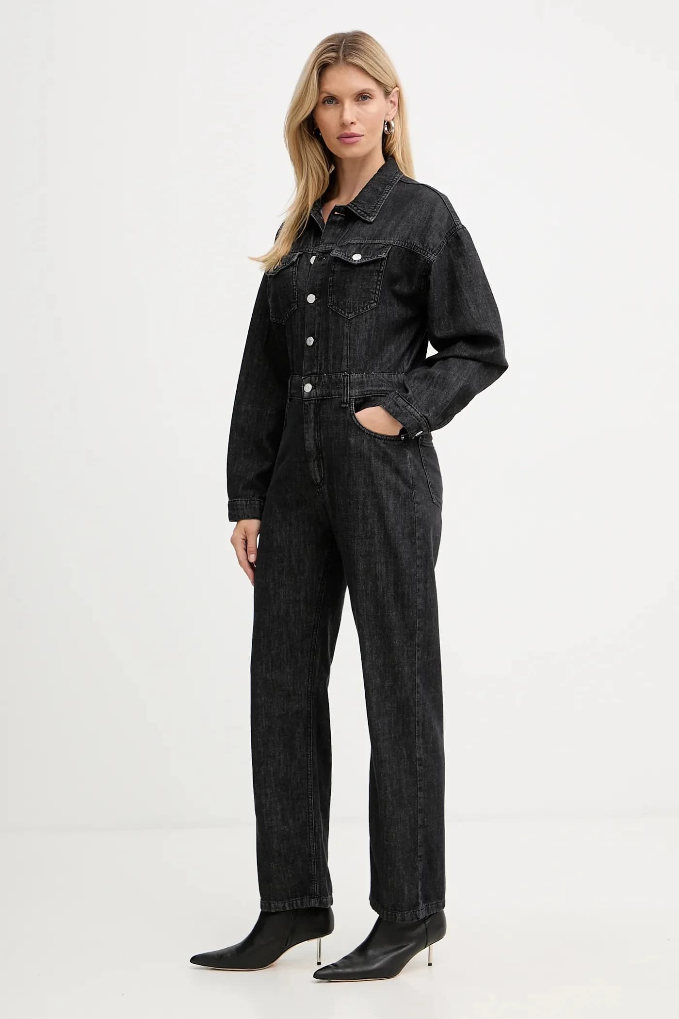 Джинсовый комбинезон - фото 2