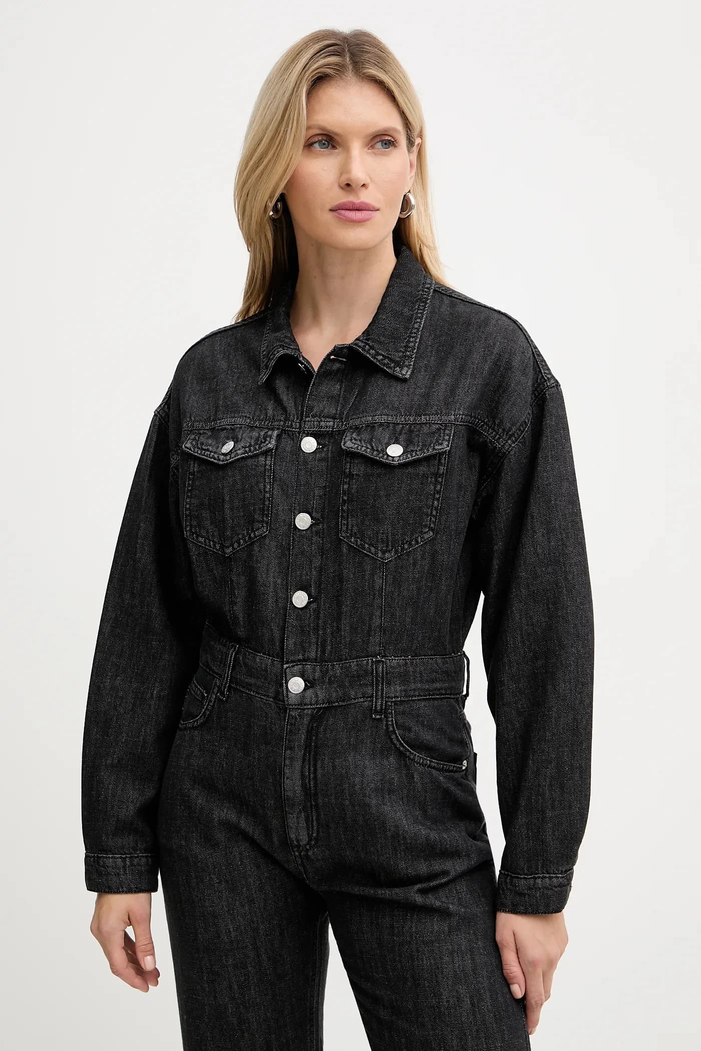 Джинсовый комбинезон - фото 4