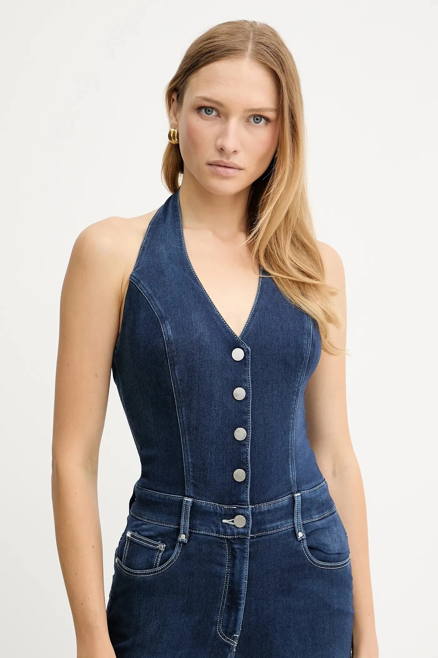 джинсовый комбинезон BETSY - фото 4