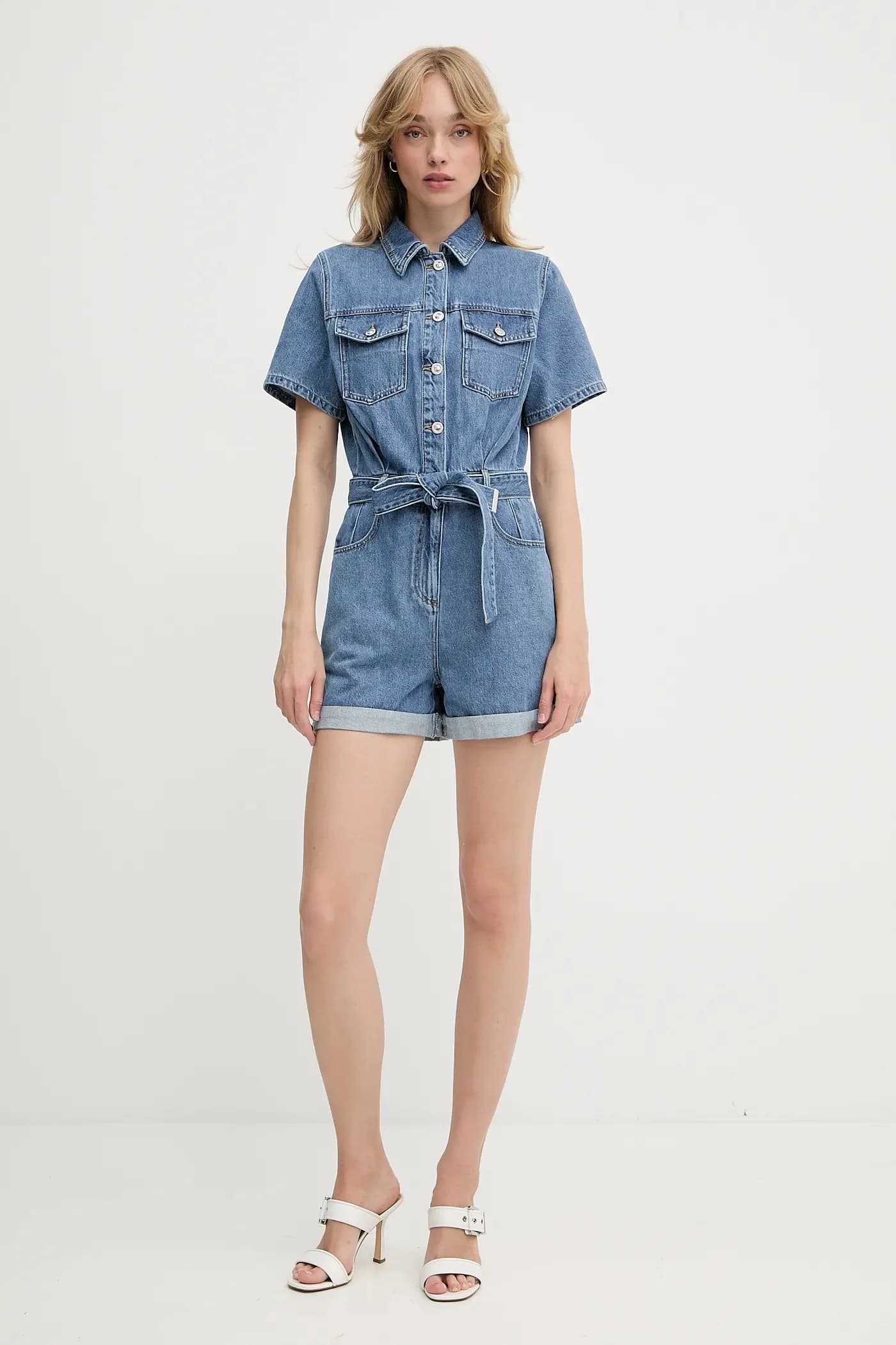 Джинсовый комбинезон - фото 2