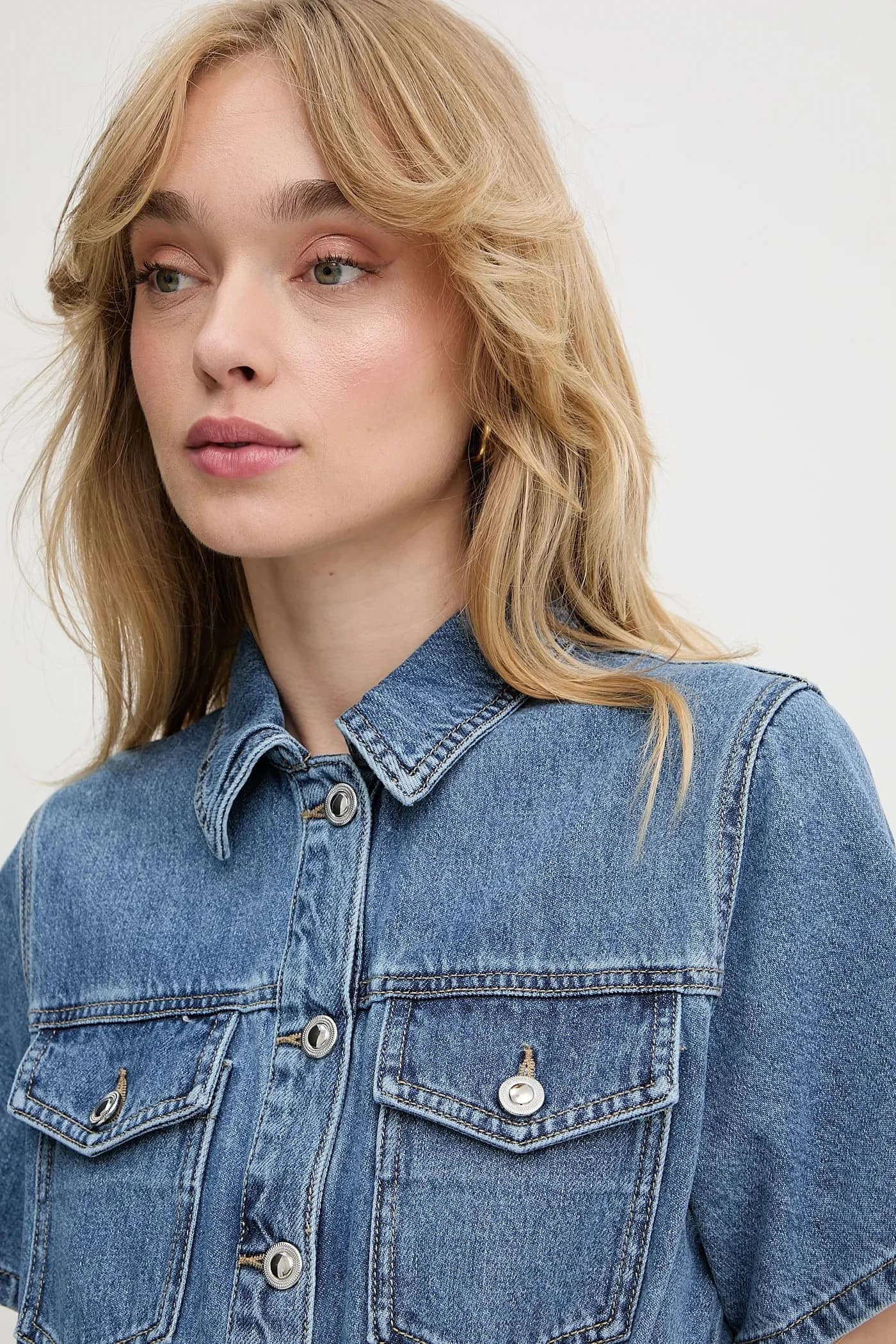 Джинсовый комбинезон - фото 5