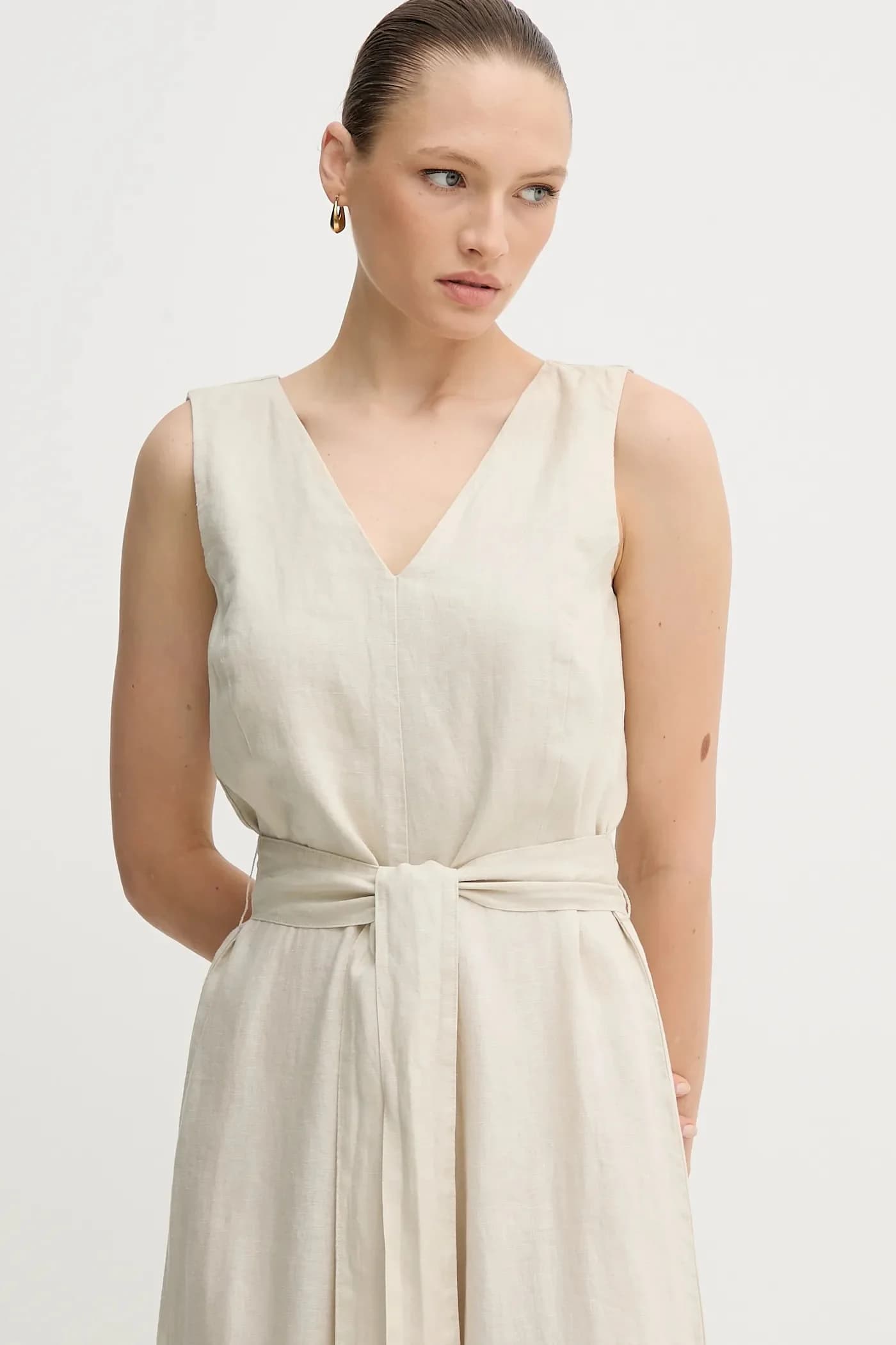 Льняной комбинезон - фото 4