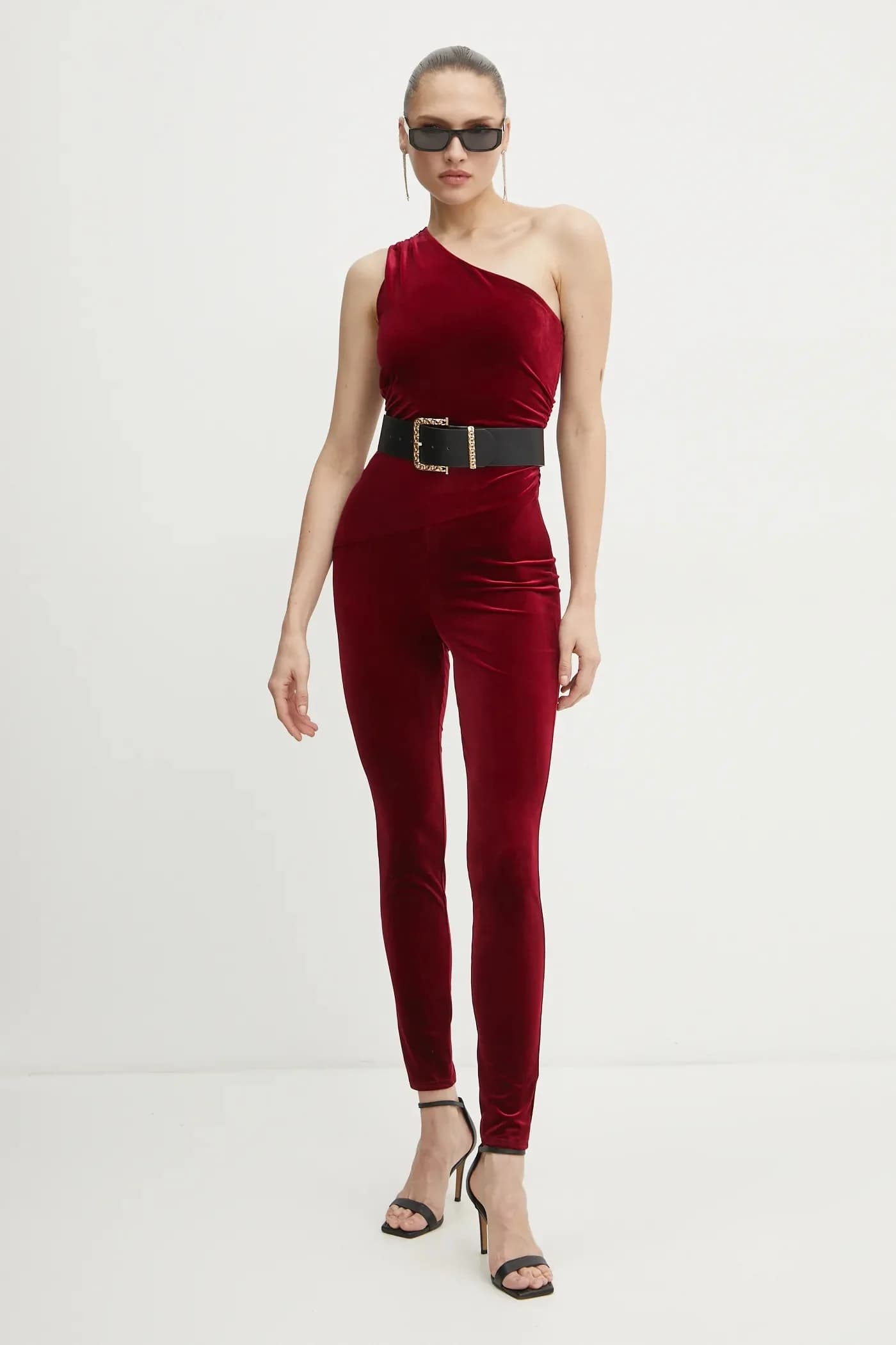 бархатный комбинезон BAILEY