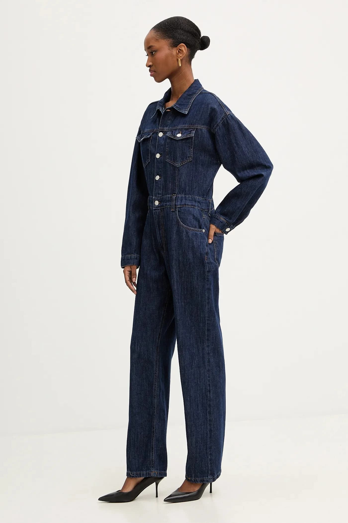 Джинсовый комбинезон - фото 2