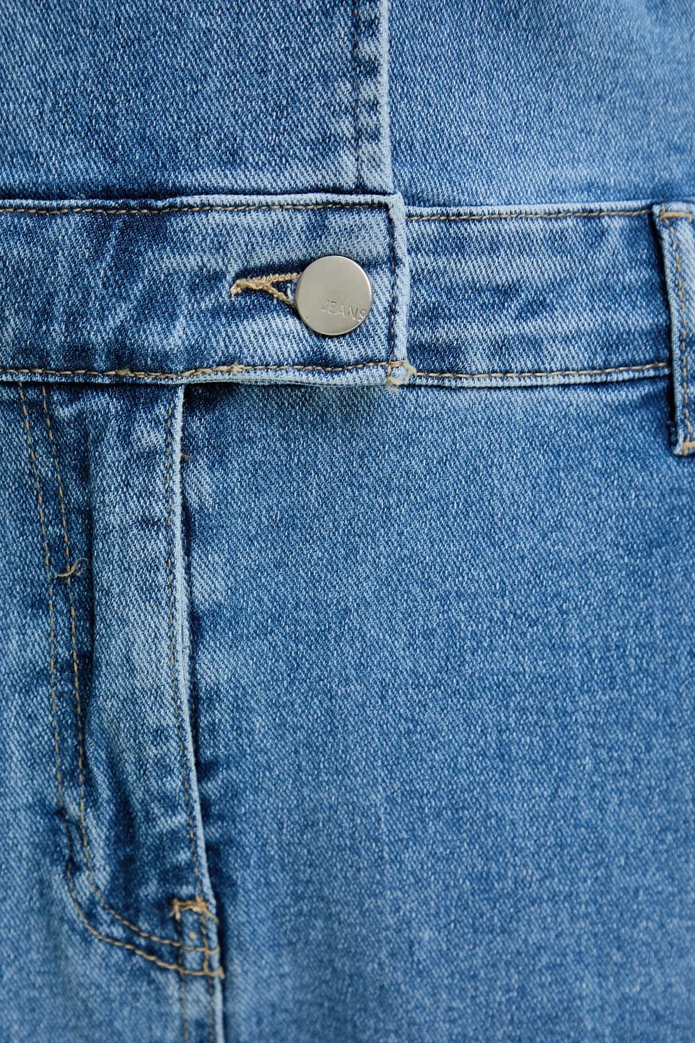 Джинсовый комбинезон - фото 5