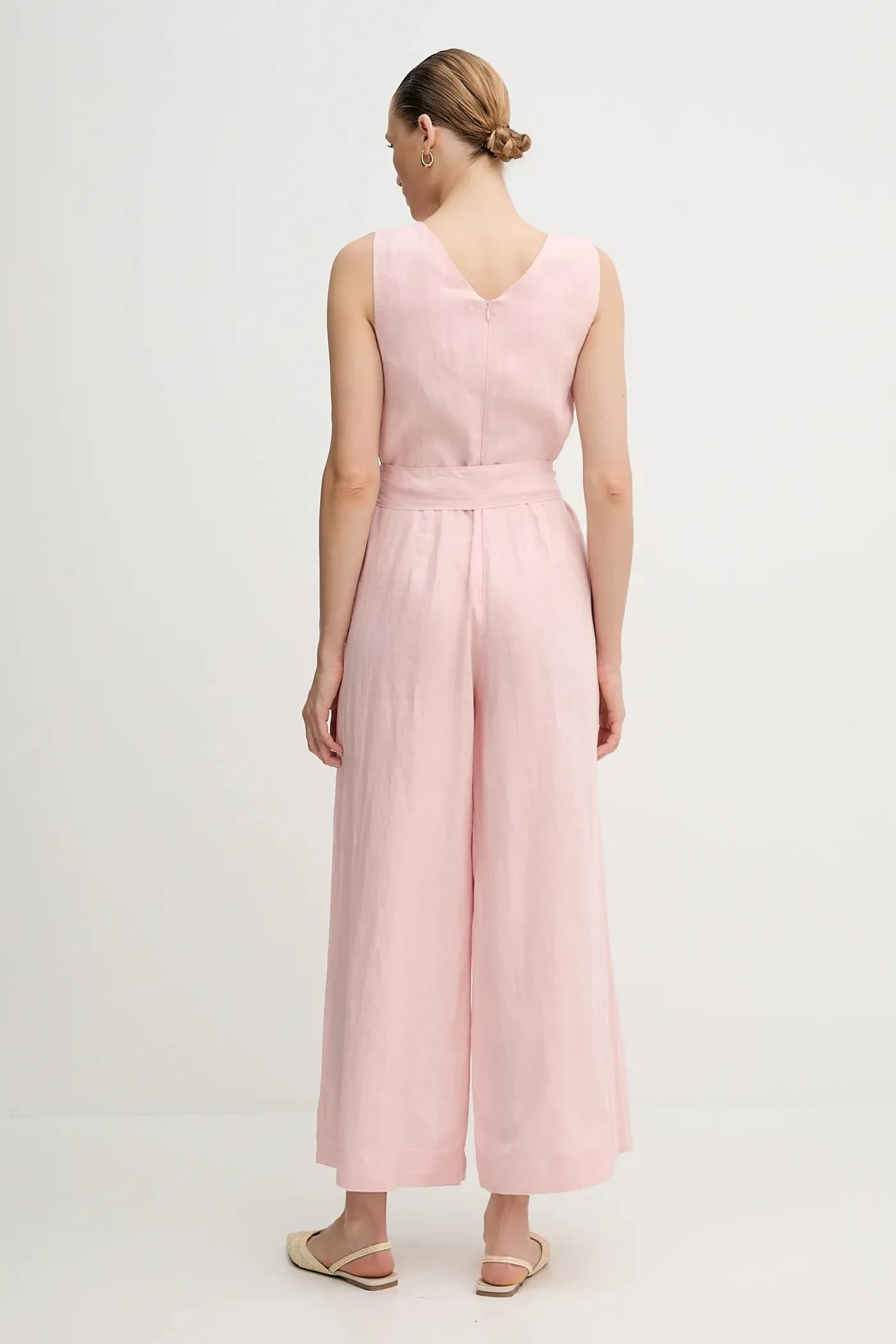 Льняной комбинезон - фото 3