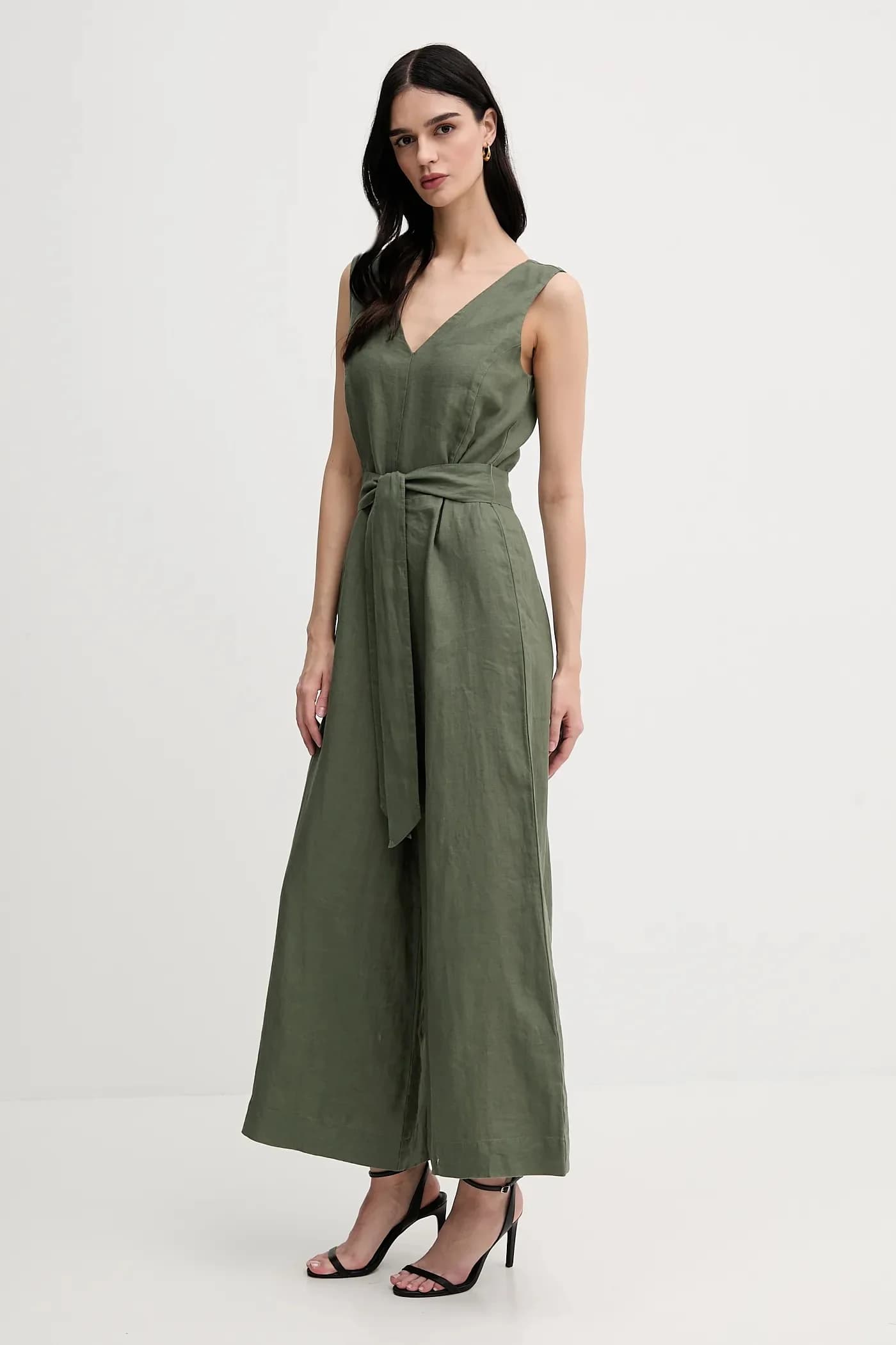 Льняной комбинезон - фото 2