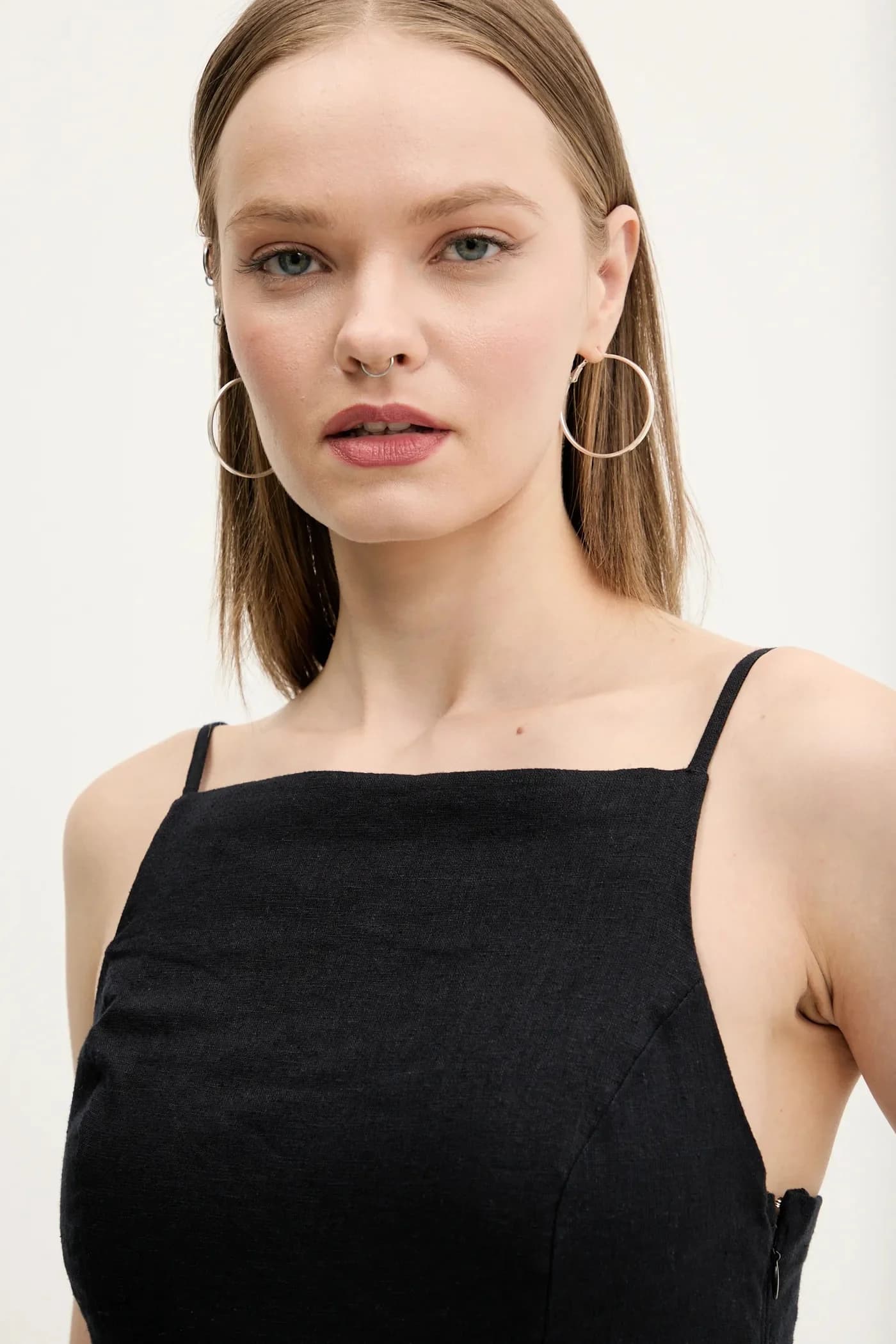 Льняной комбинезон - фото 4