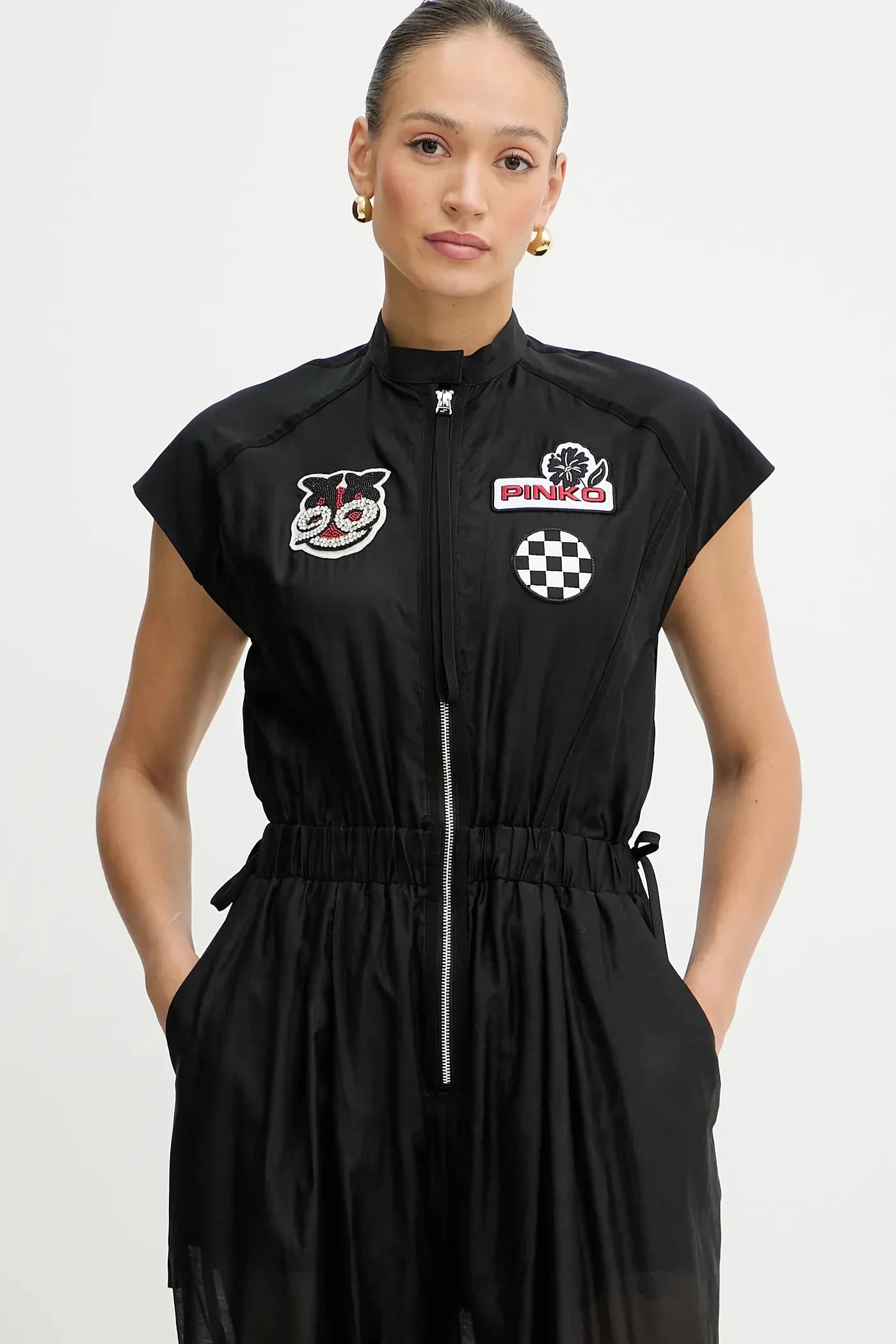 Комбинезон с оттенком шелка - фото 4