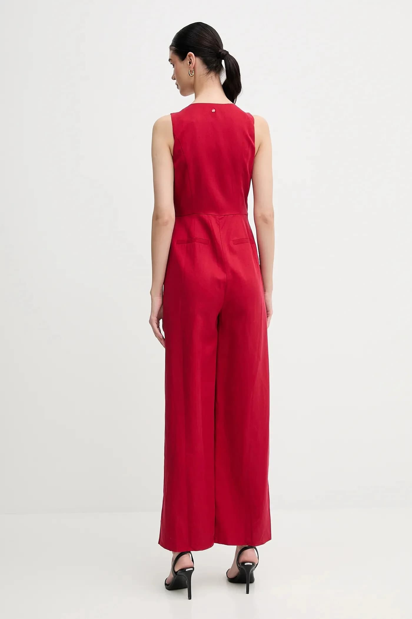 Комбинезон из смесового льна - фото 3