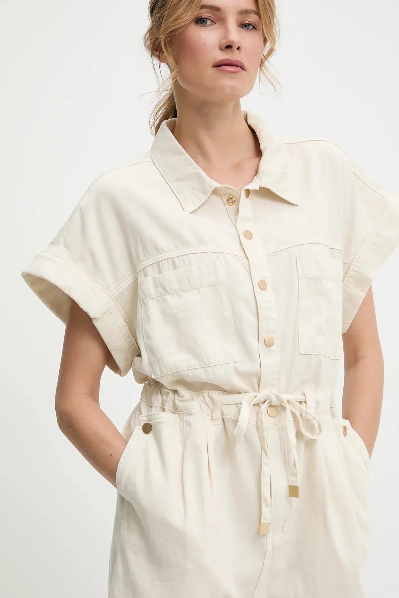 Джинсовый комбинезон - фото 4