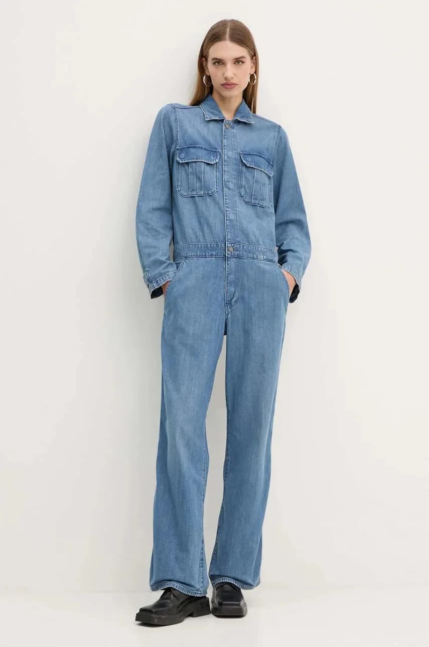 Джинсовый комбинезон - фото 2
