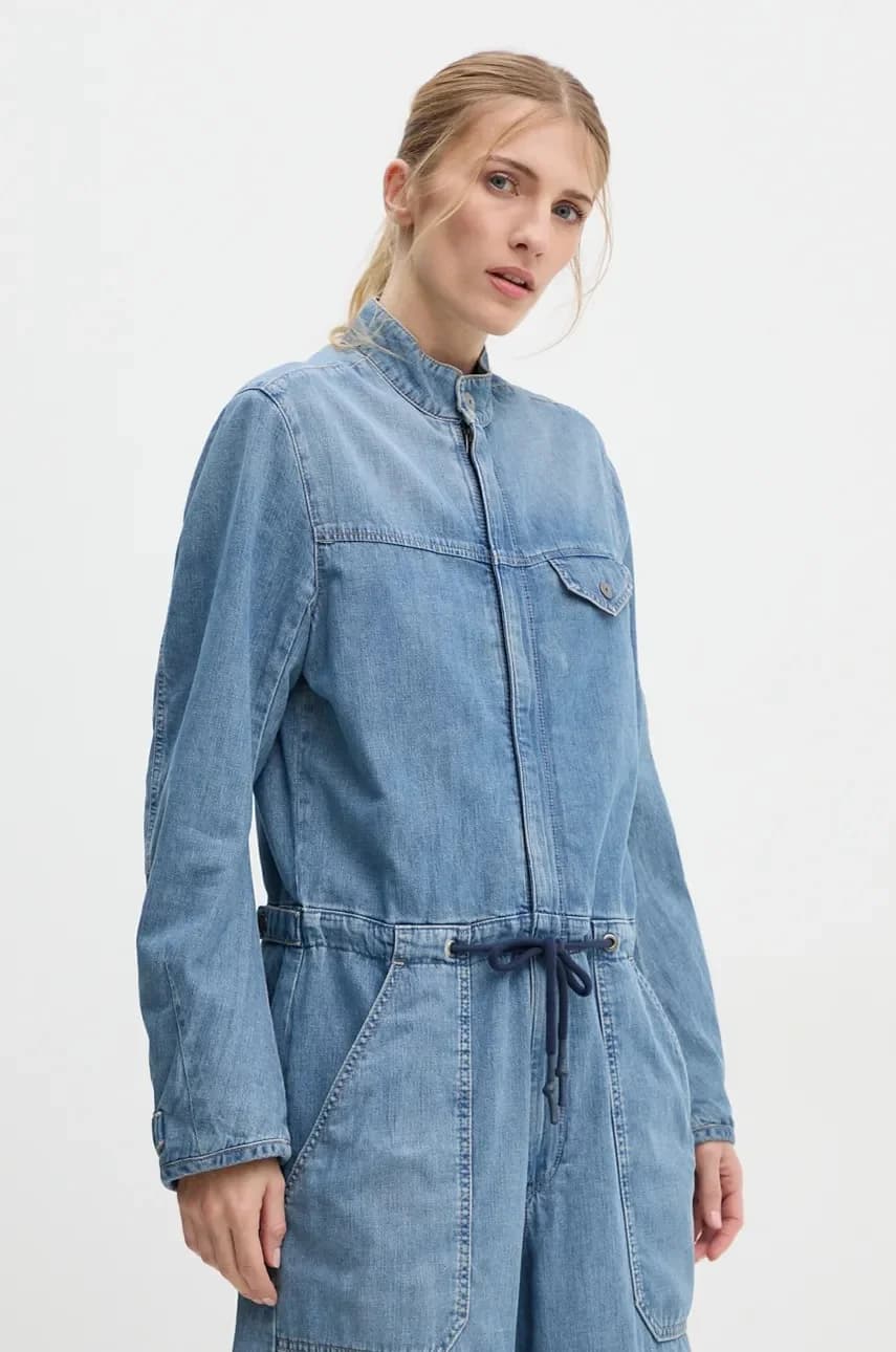 Джинсовый комбинезон - фото 2