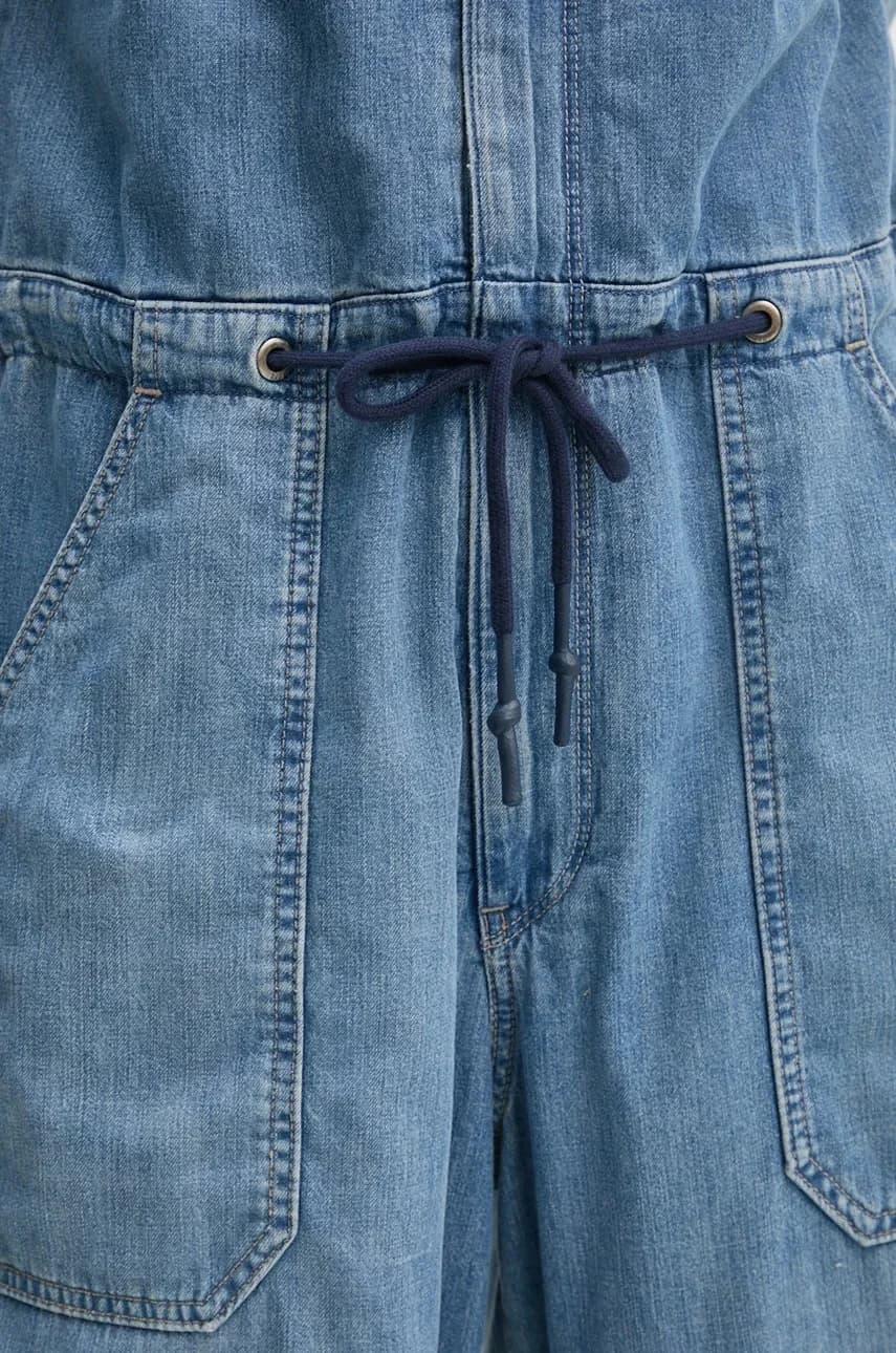 Джинсовый комбинезон - фото 6